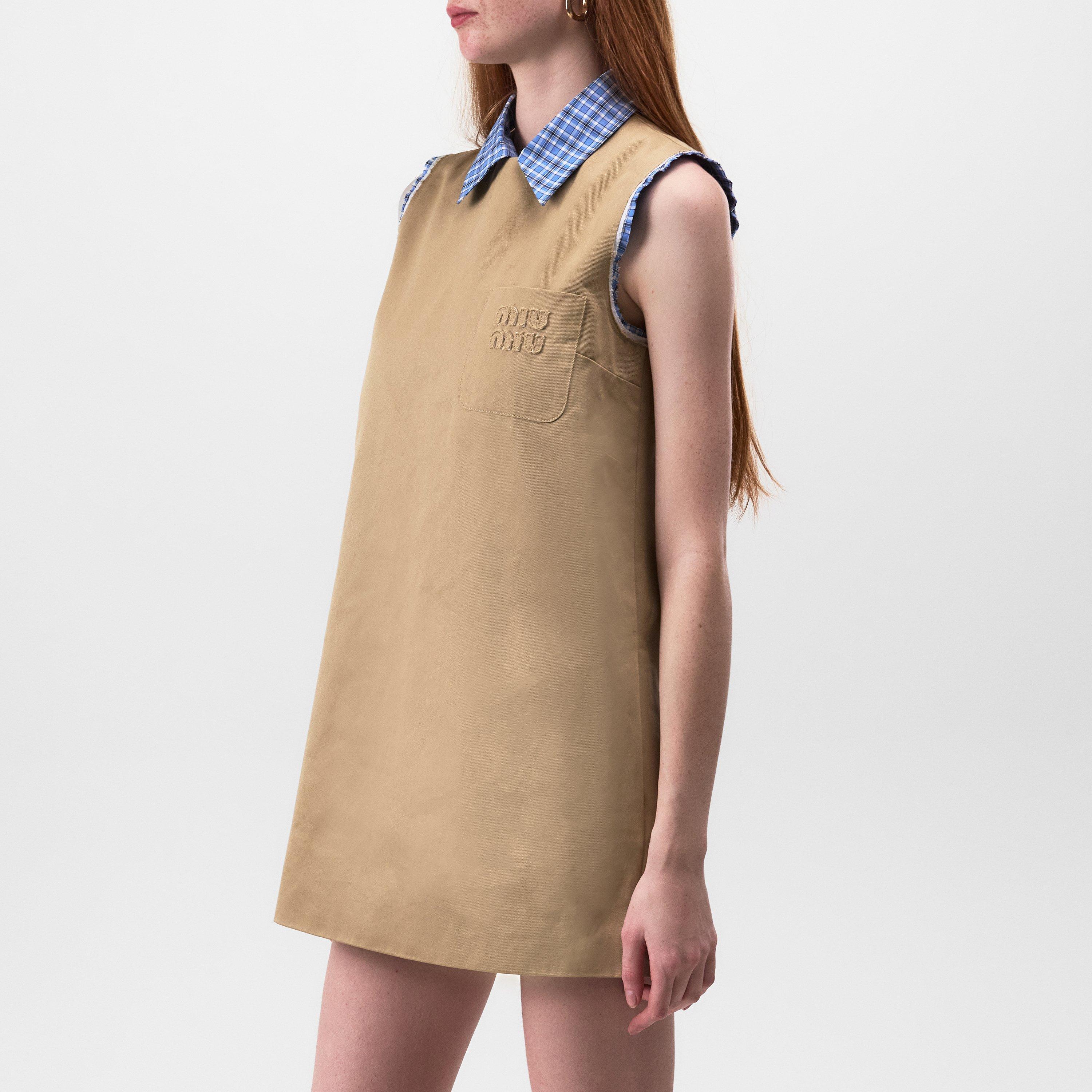 Corda - Miu Miu - Women's Chino Mini Dress - 5