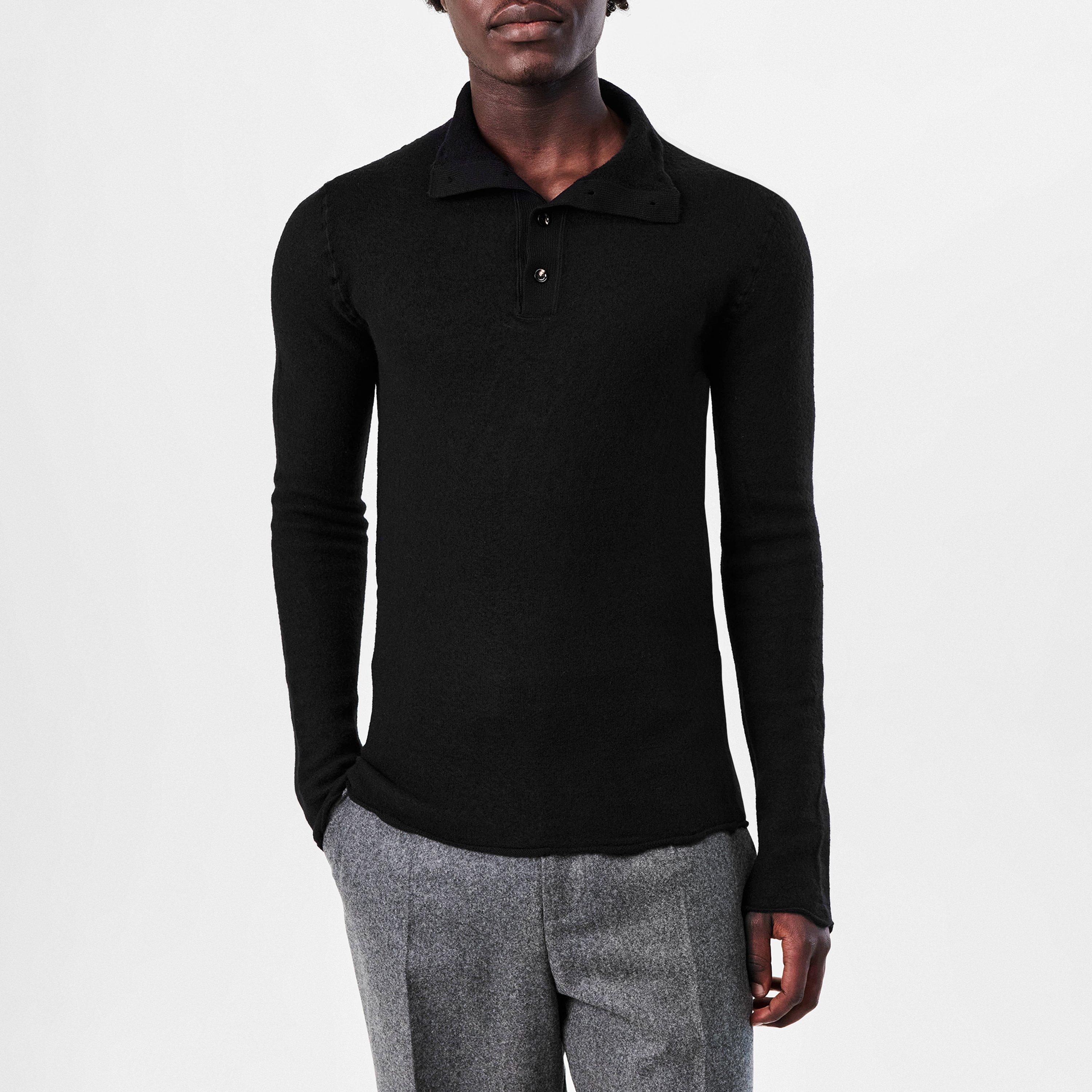 Black - Bottega Veneta - Felted Wool Jumper - 2