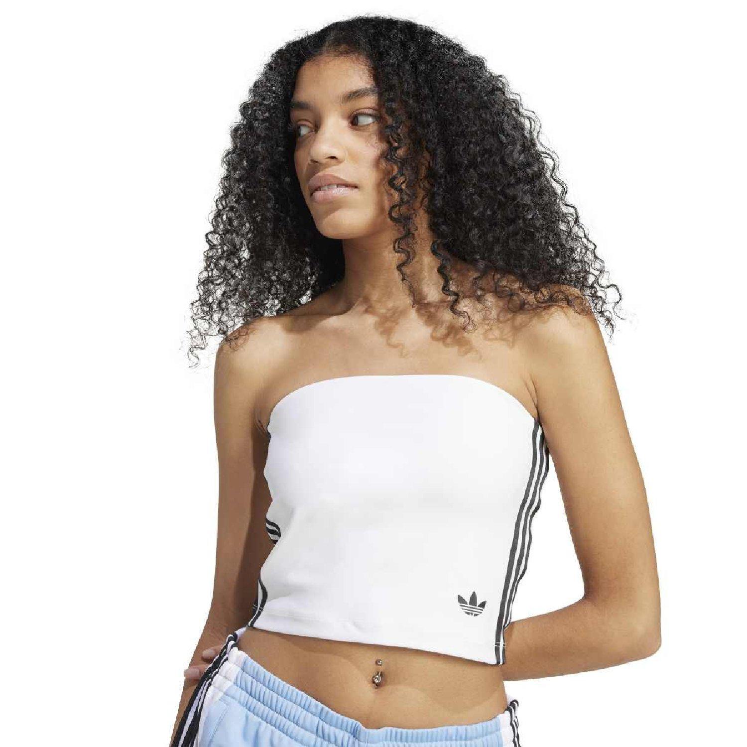 white - adidas Originals - Adidas Adicolor 3S T Ld64 - 5