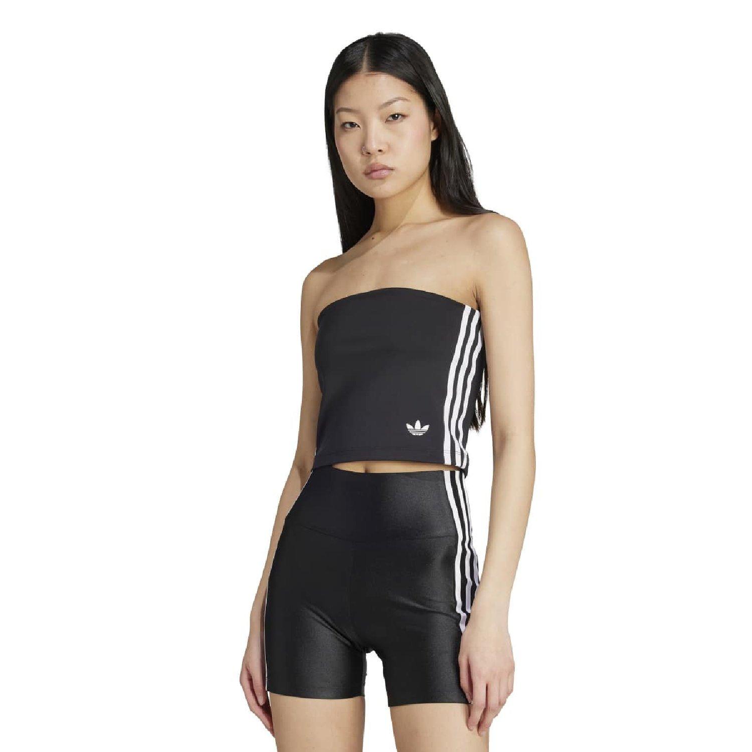 black - adidas Originals - Adidas Adicolor 3S T Ld64 - 2