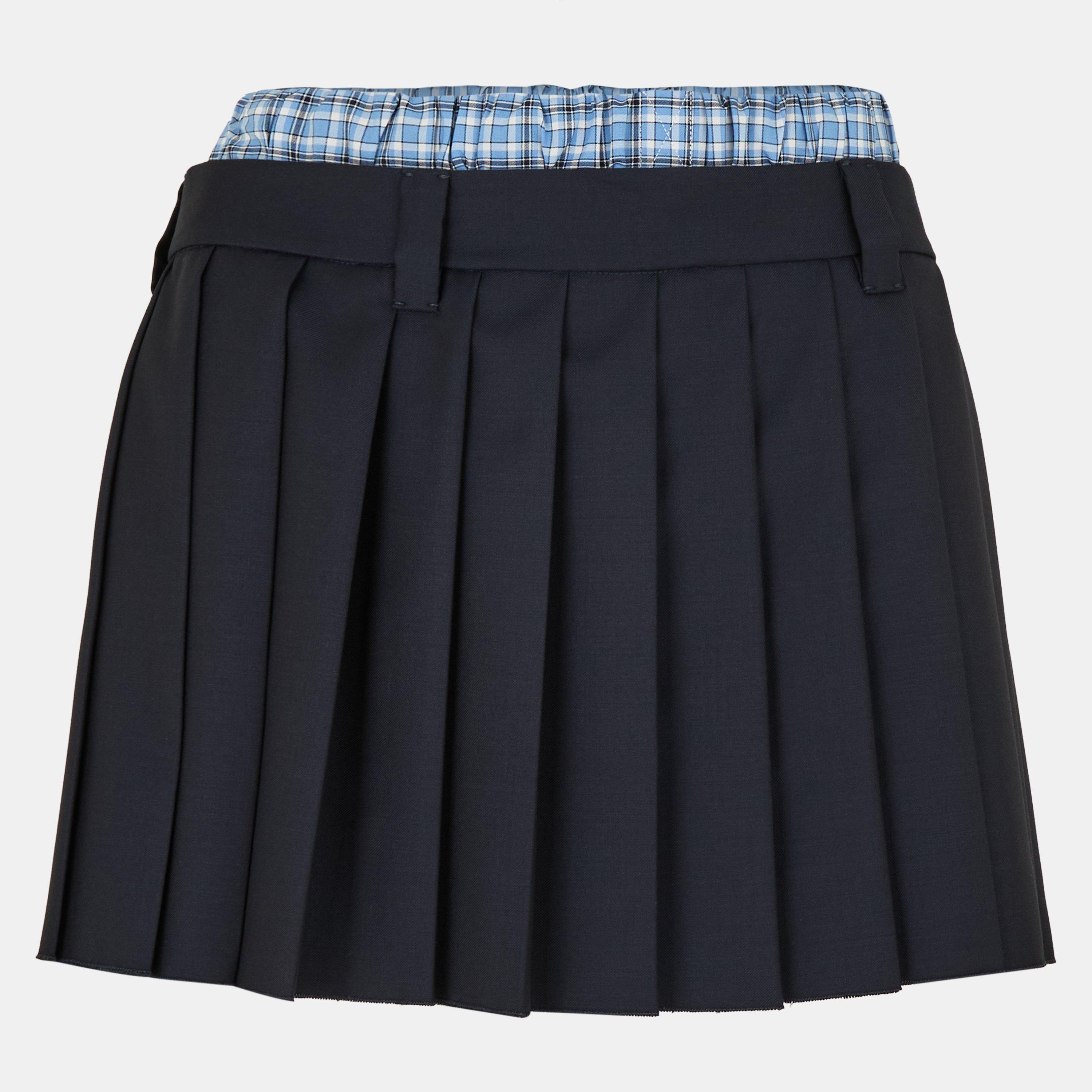 Miu Miu Womens Pleated Skirt | Cruise Fashion