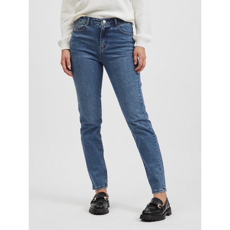 Bleu moyen - Vila - Mommie jeans Cool - 2