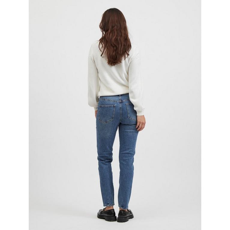 Bleu moyen - Vila - Mommie jeans Cool - 4