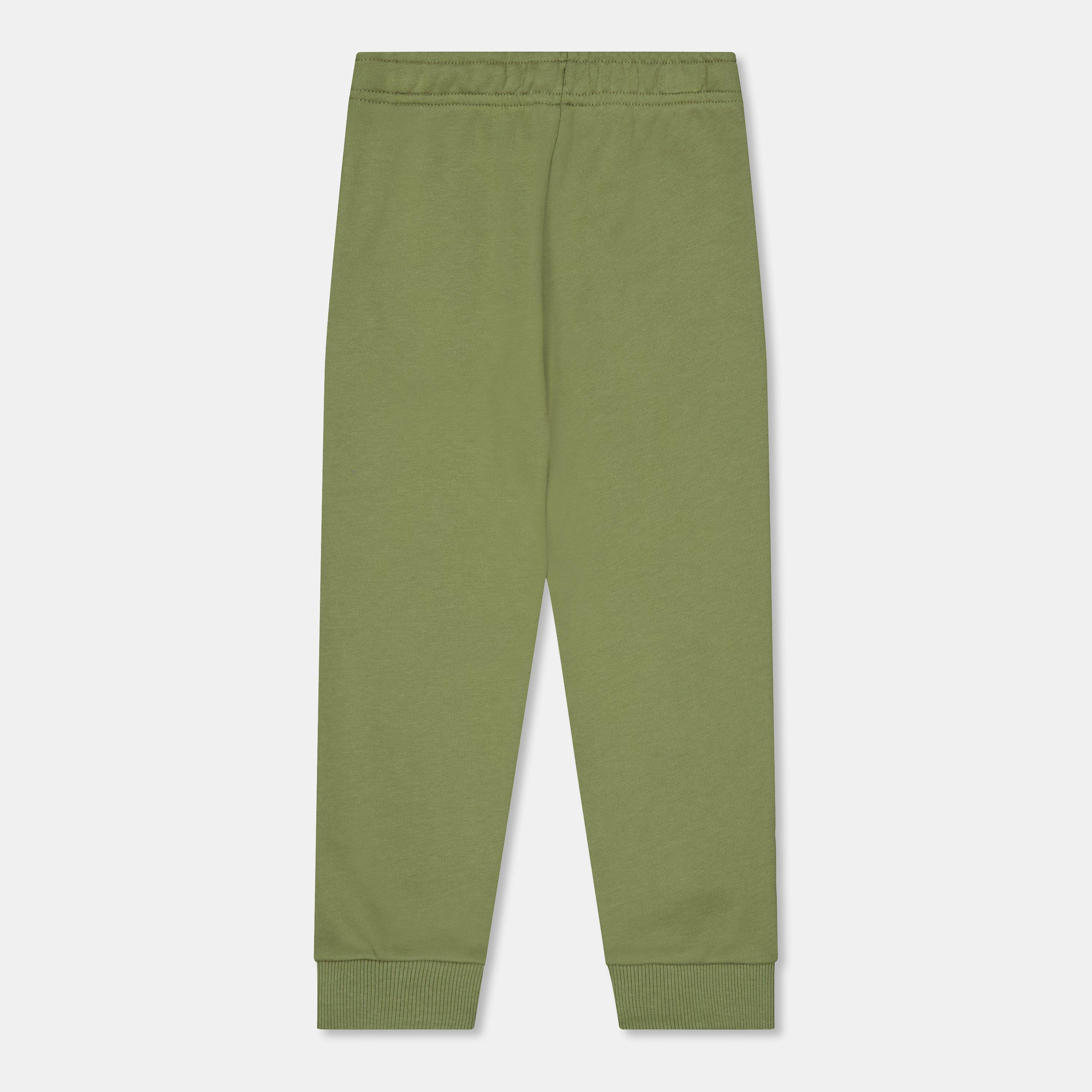 Khaki - Lacoste - Kids' Closed Hem Woven Joggers - 2