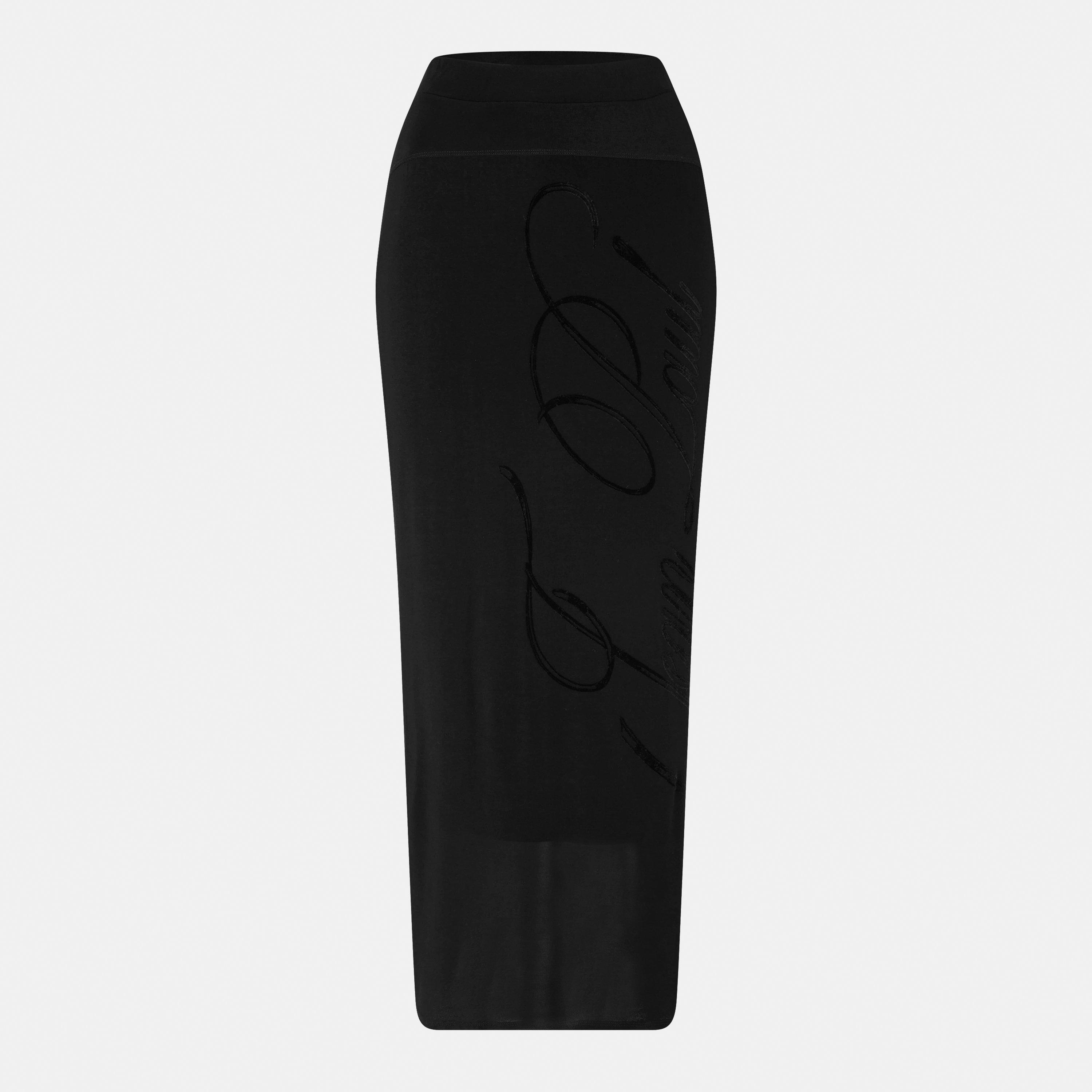 Black - Jean Paul Gaultier - Women's Midi A-Line Dress - 1