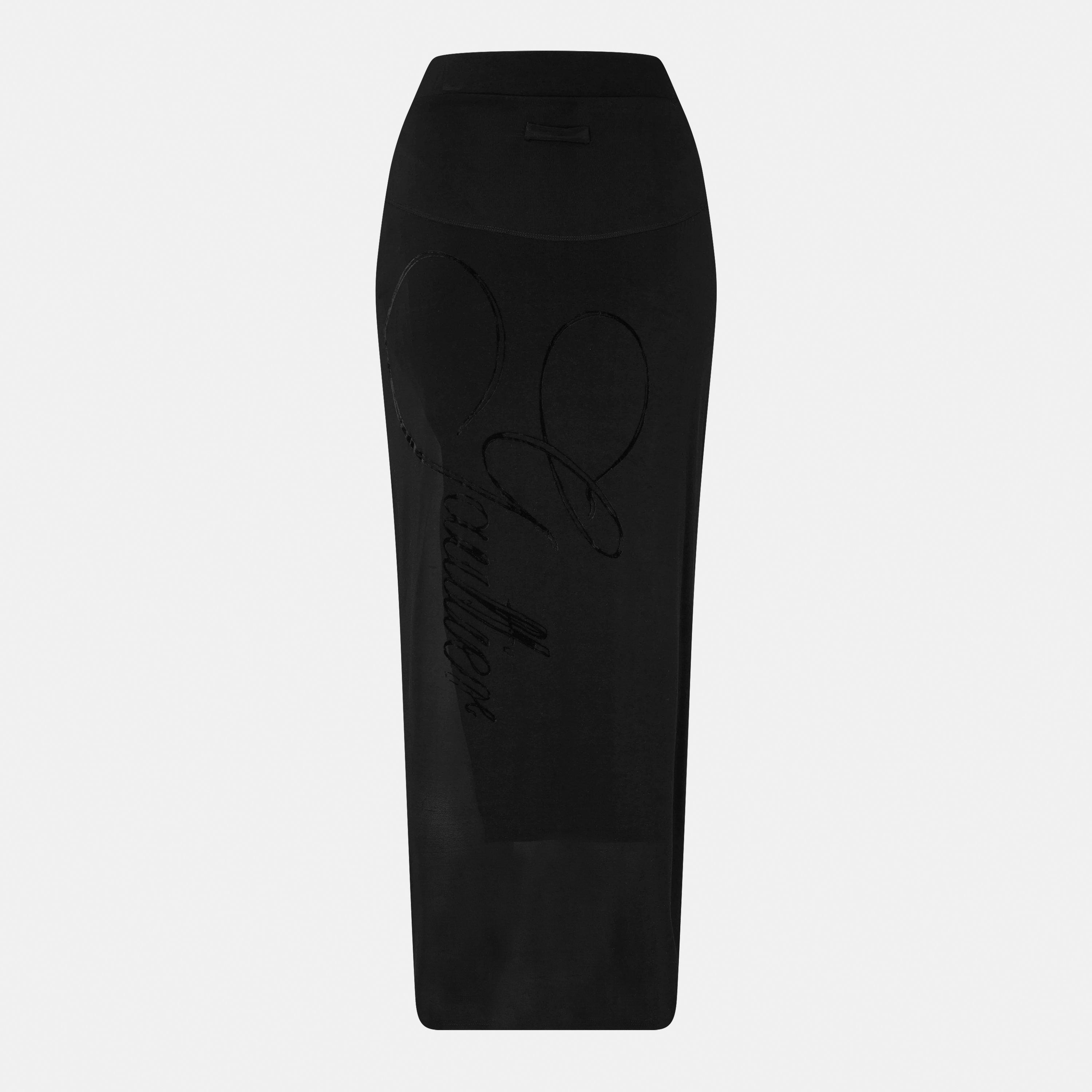 Black - Jean Paul Gaultier - Women's Midi A-Line Dress - 2