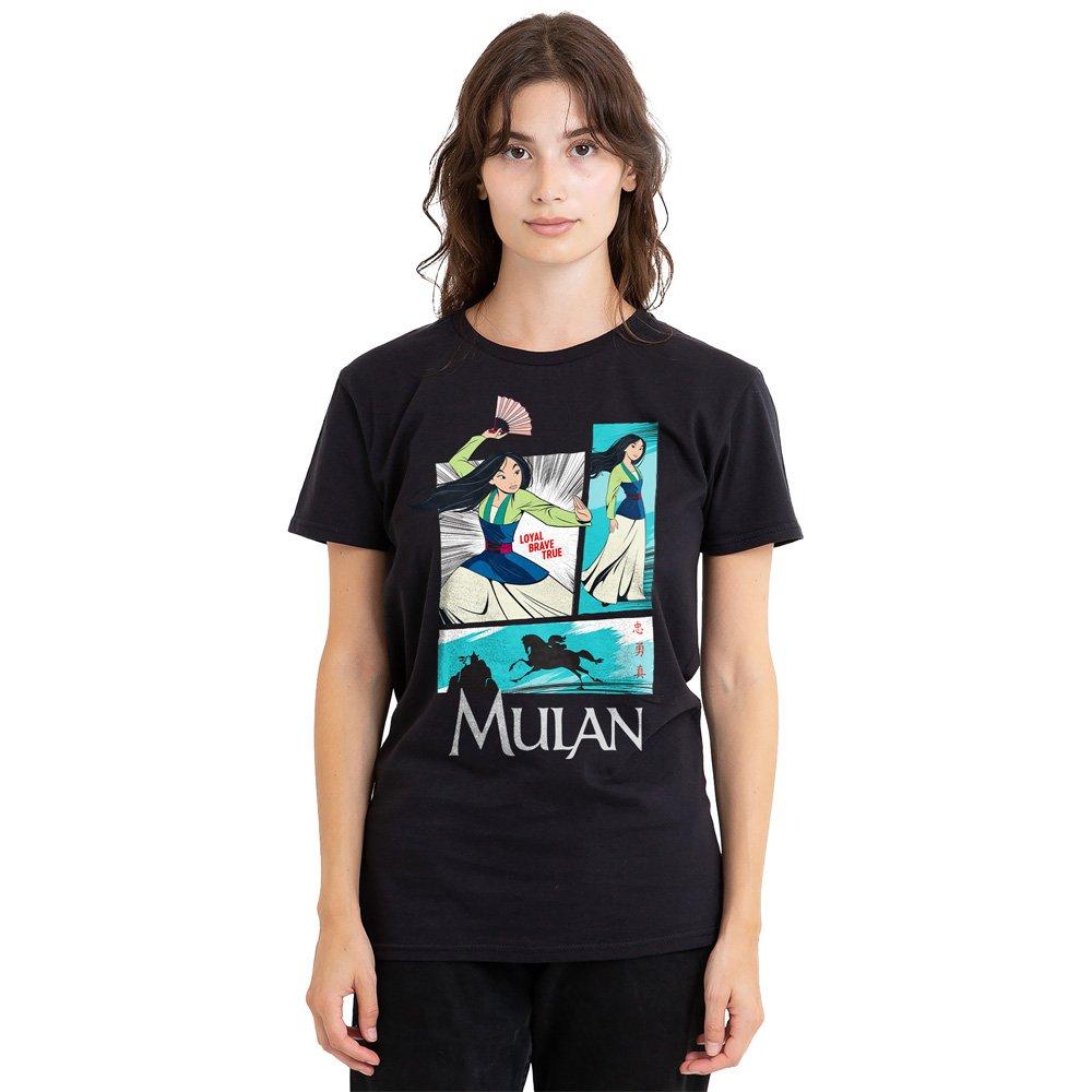Black - Disney - Mulan Action Panels T-Shirt Black - 1