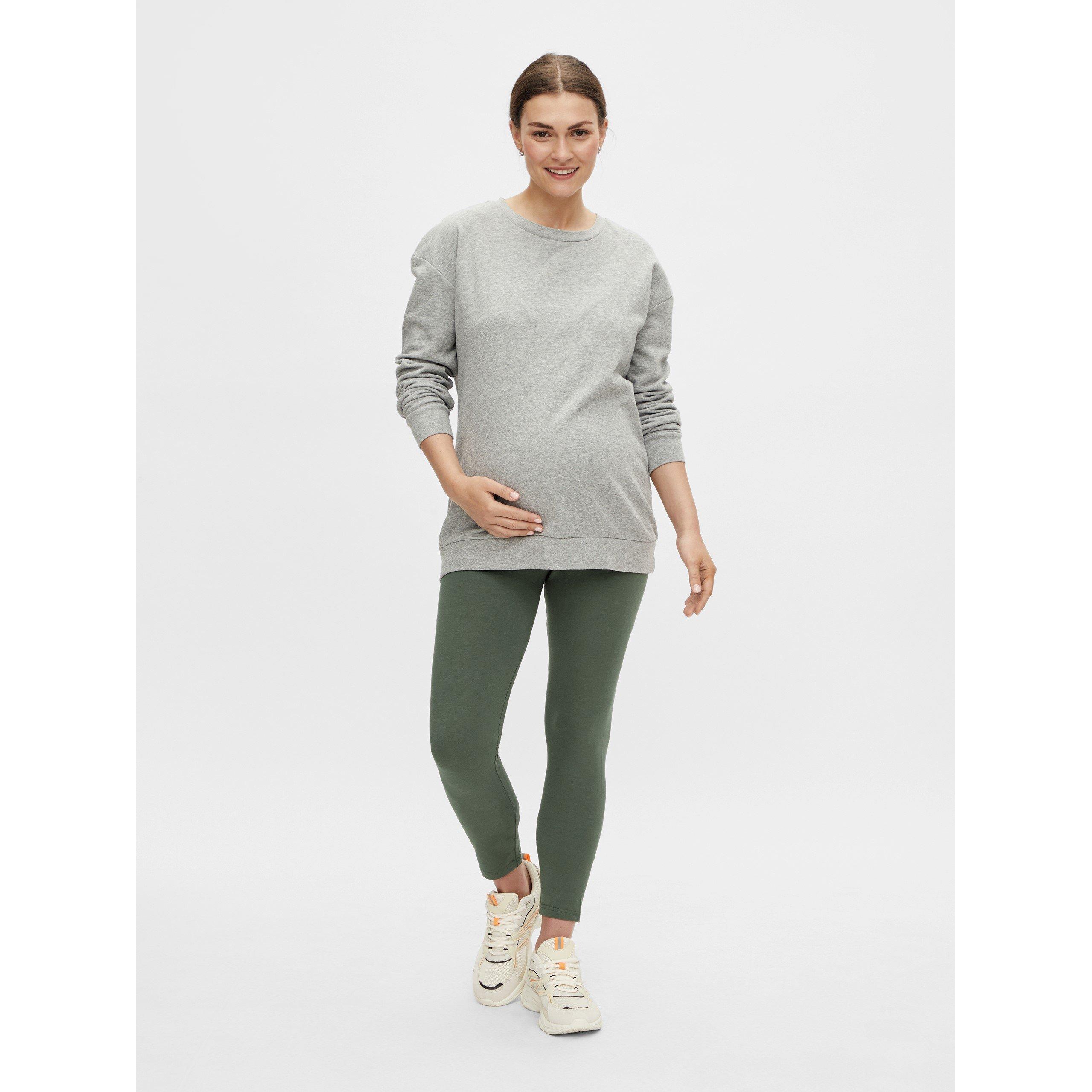 Zwart/Tijm - Mamalicious - Women's Leggings - 3