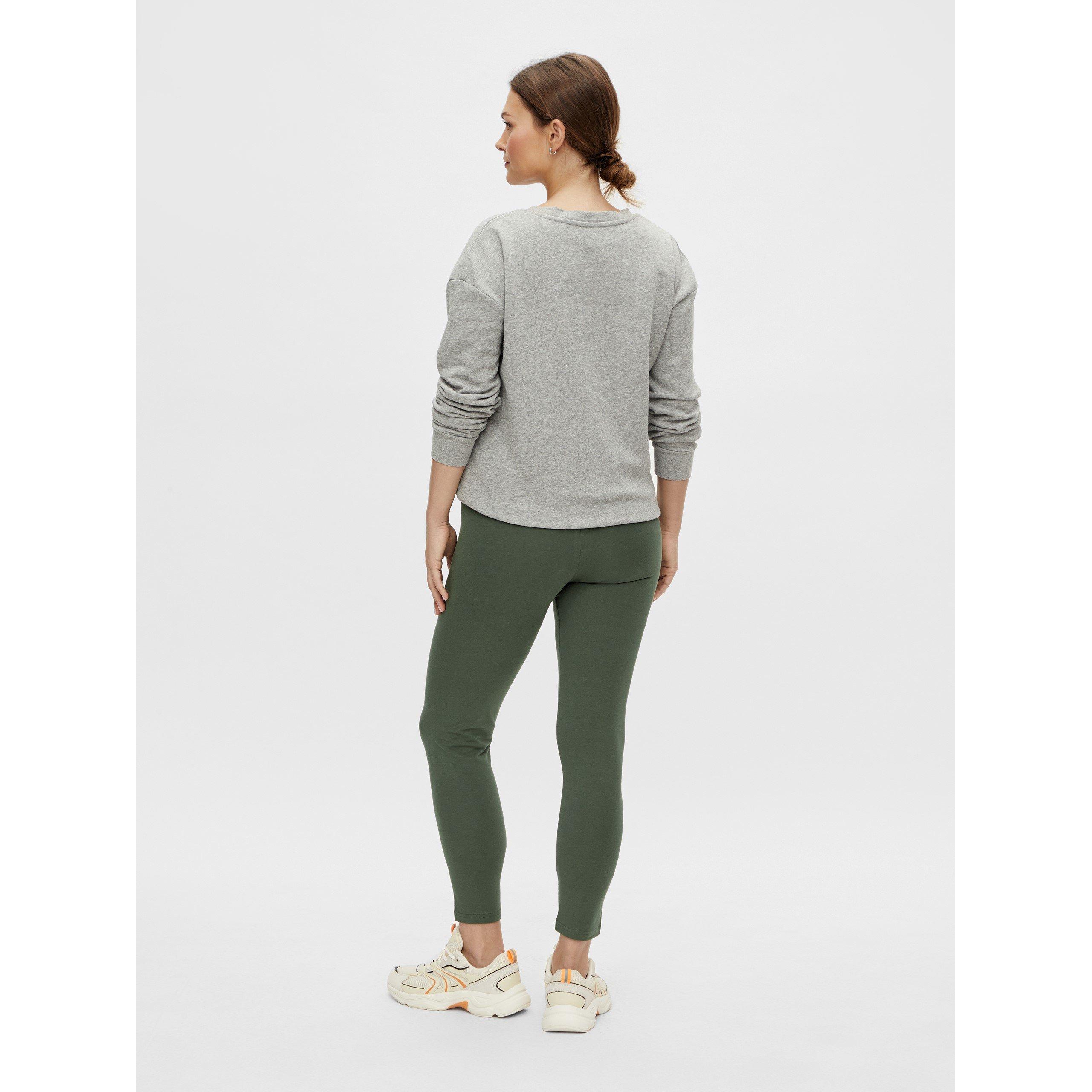 Zwart/Tijm - Mamalicious - Women's Leggings - 5