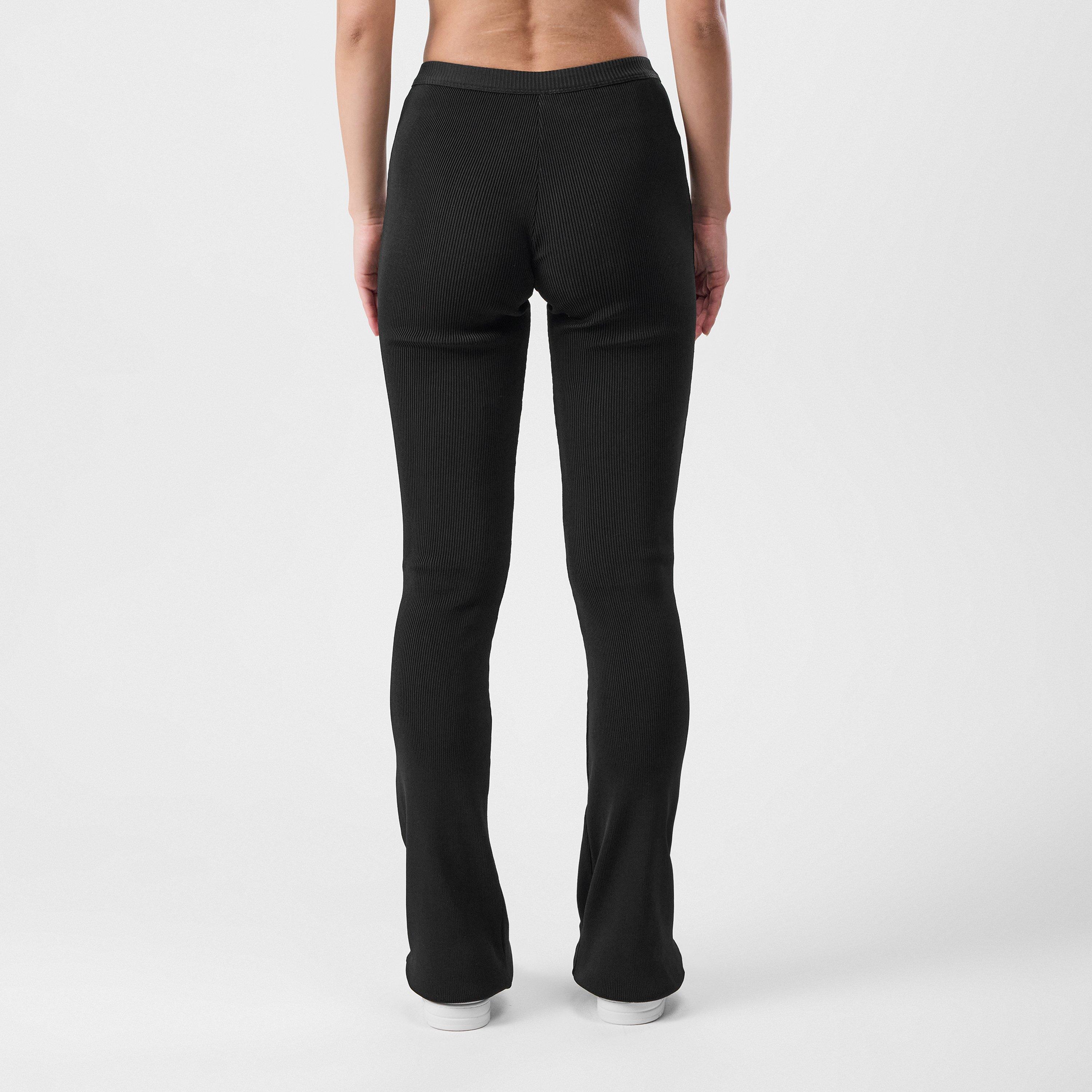 Nero - Prada - Logo Flared Trousers - 4