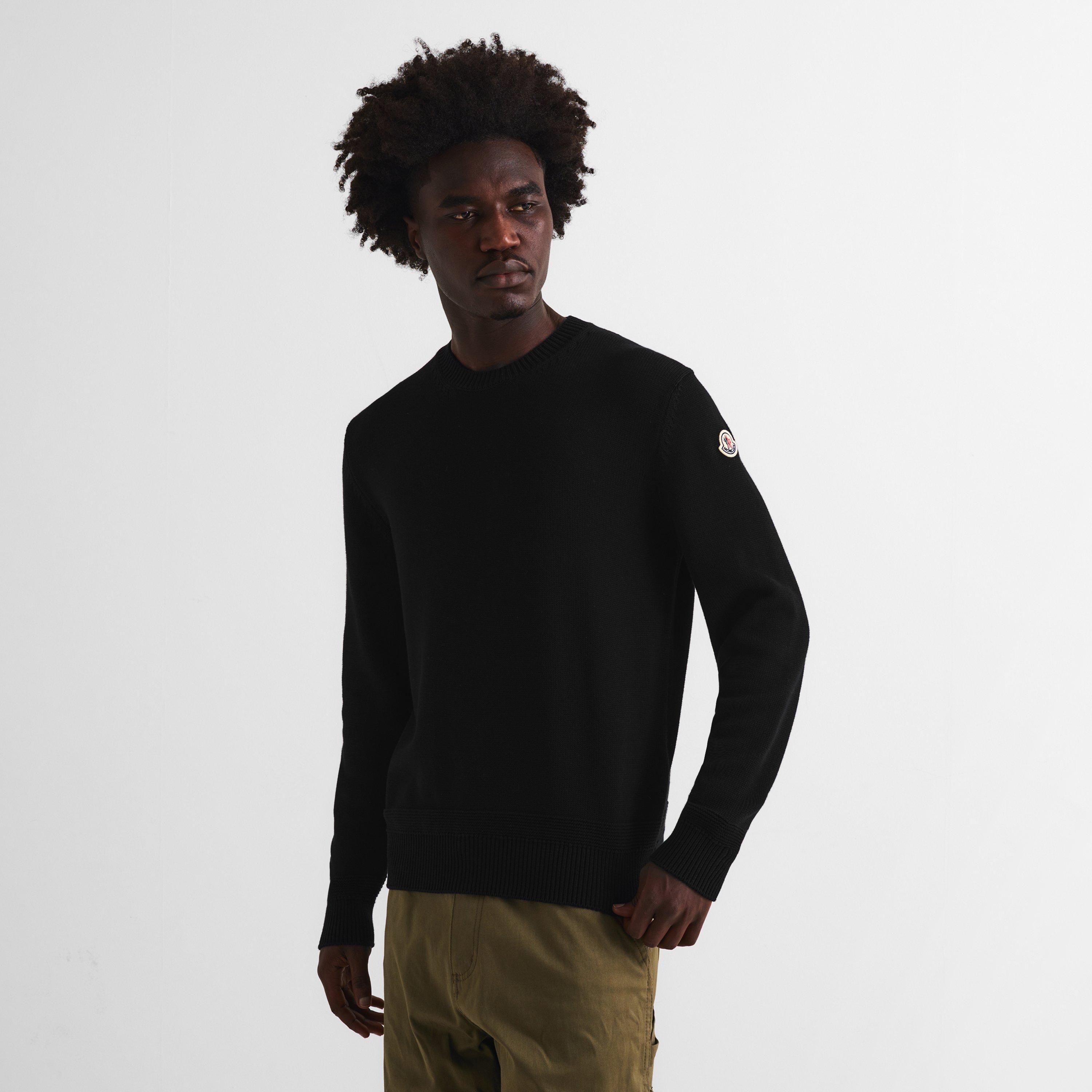 Black 999 - Moncler - Men's Crew Neck Jumper - 3