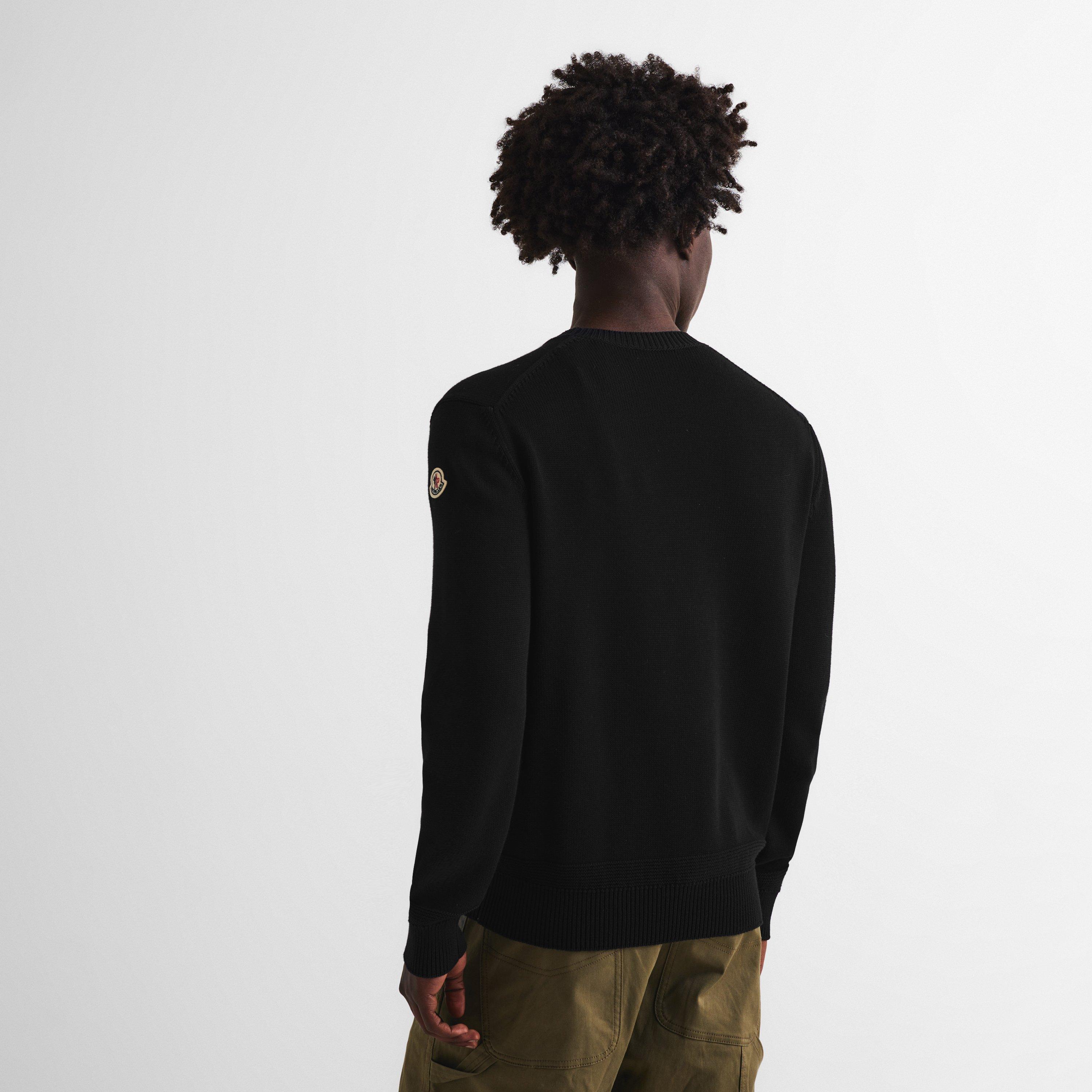 Black 999 - Moncler - Men's Crew Neck Jumper - 4