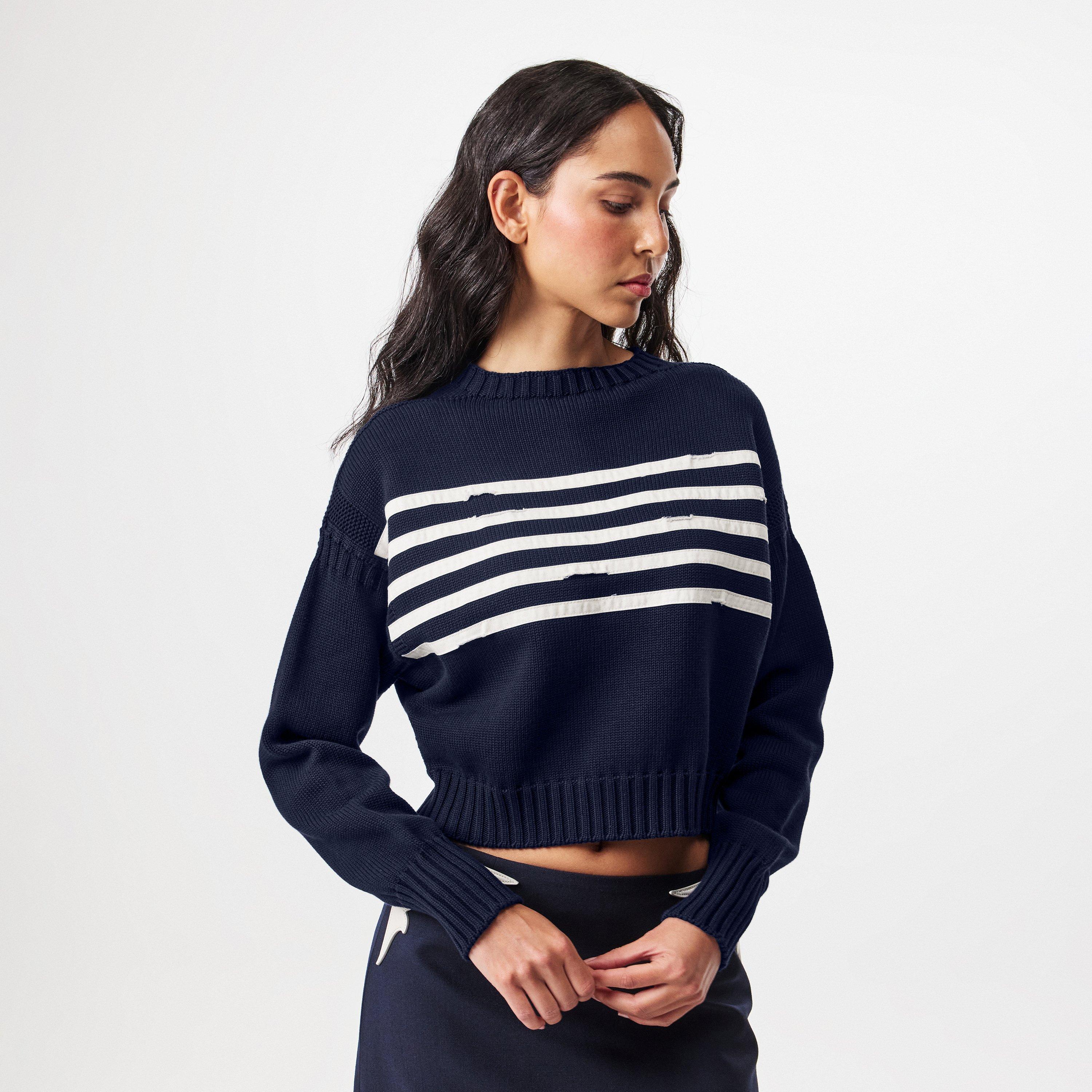 BLU+BIANCO - Prada - Women's Crew Neck Jumper - 3