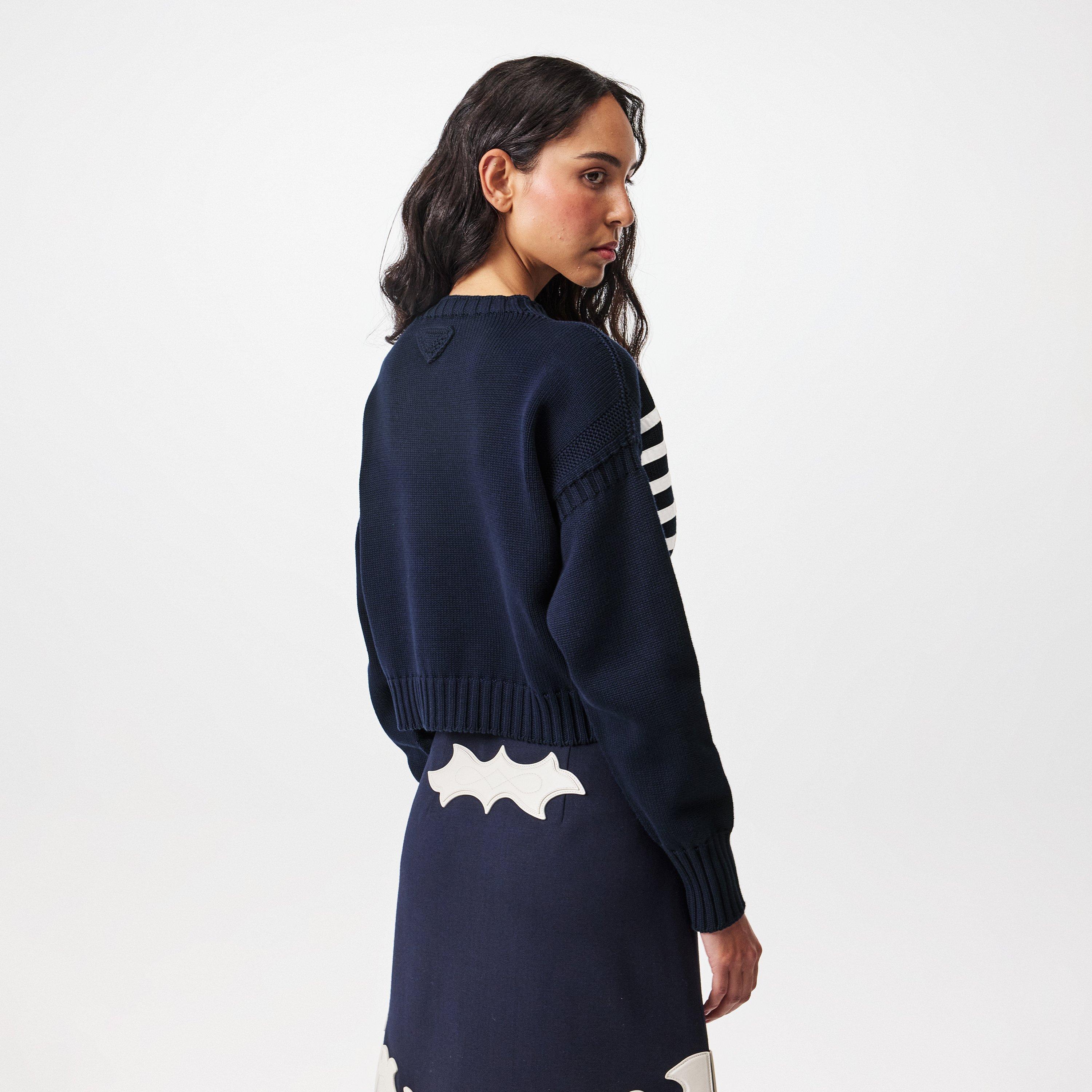 BLU+BIANCO - Prada - Women's Crew Neck Jumper - 4