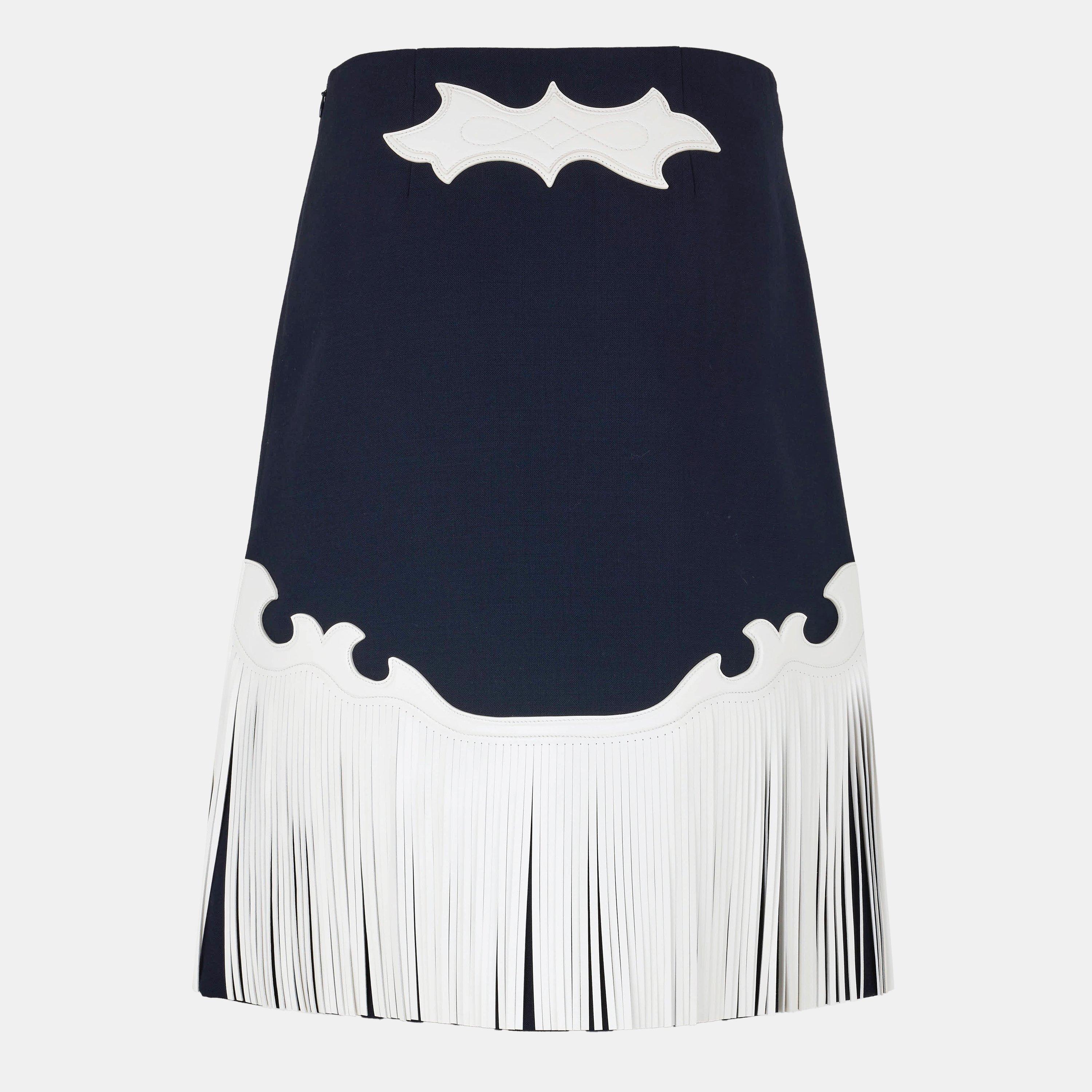 BLEU - Prada - Fringe Midi Skirt - 2