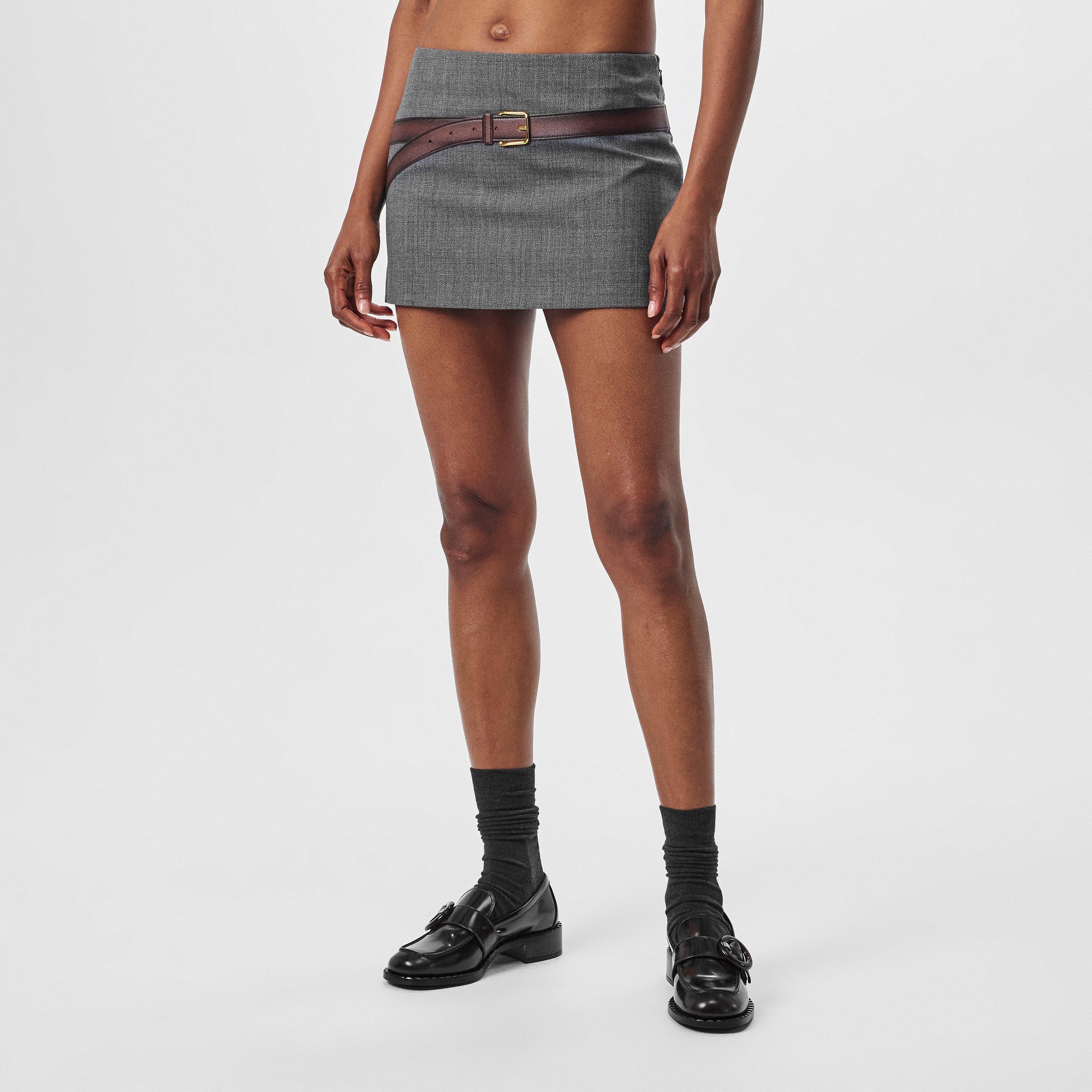 ARDESIA - Prada - Women's Trompe Mini Skirt - 3