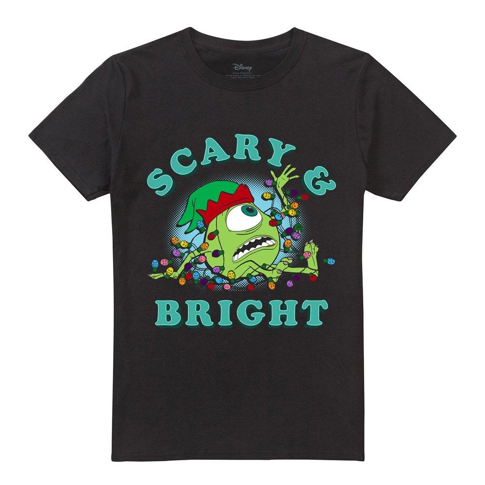Black - Disney - Mike Scary And Bright Mens T-Shirt Black - 4