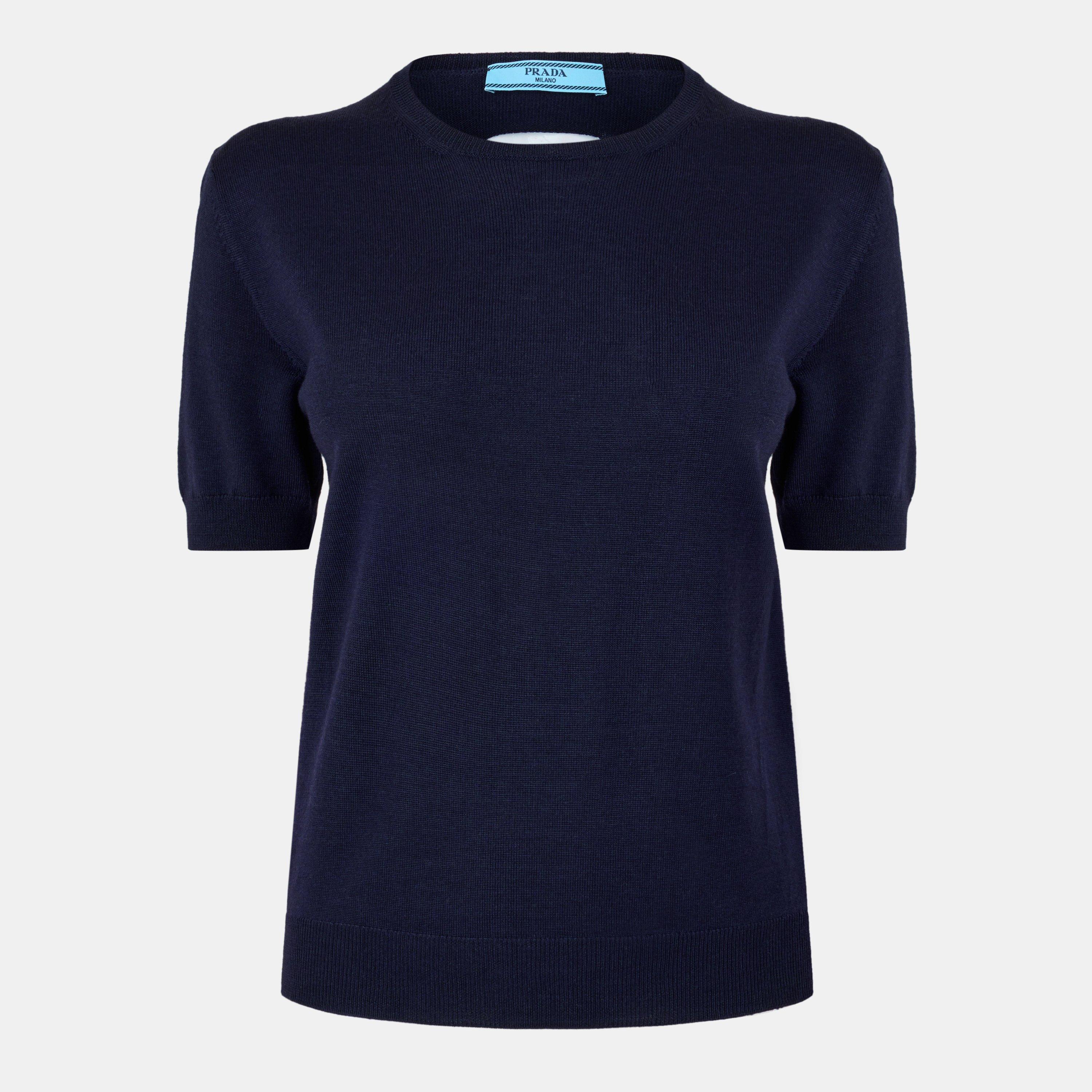 Prada Women's Knitted Crew Neck Jumper