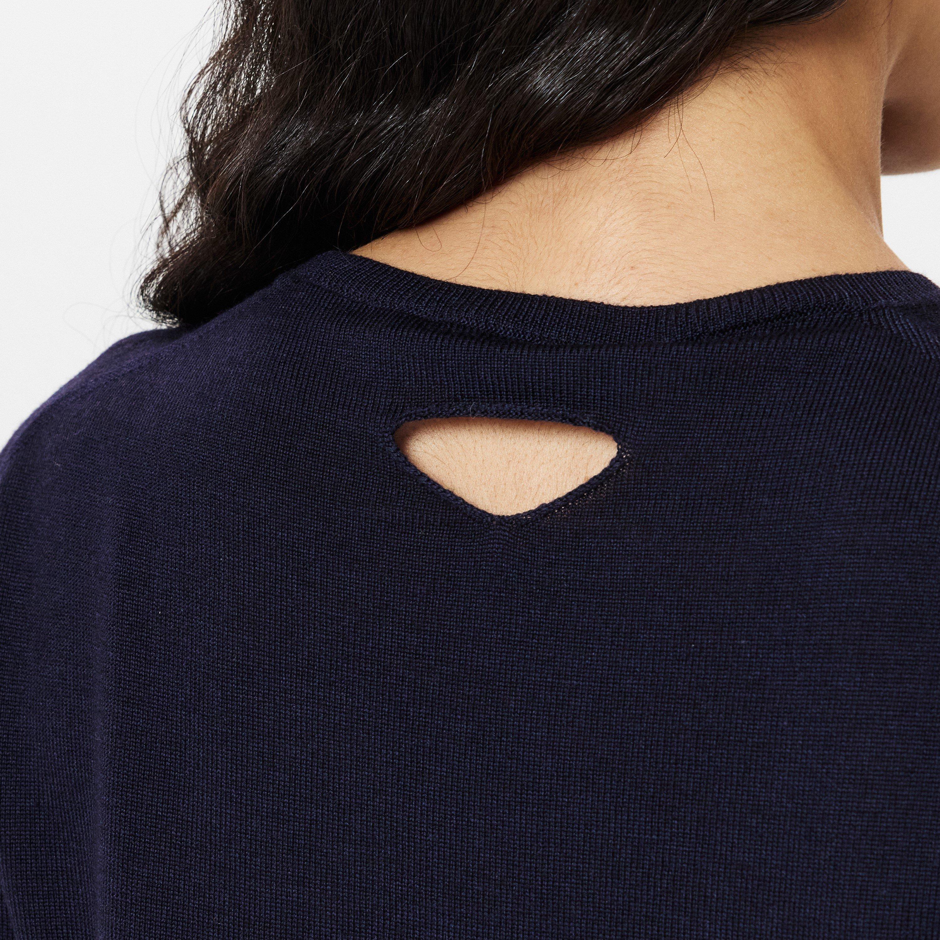 BLEU - Prada - Women's Knitted Crew Neck Jumper - 5