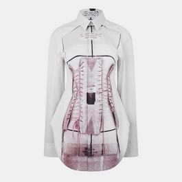 Jean Paul Gaultier Corset Trompe Loeil Shirt