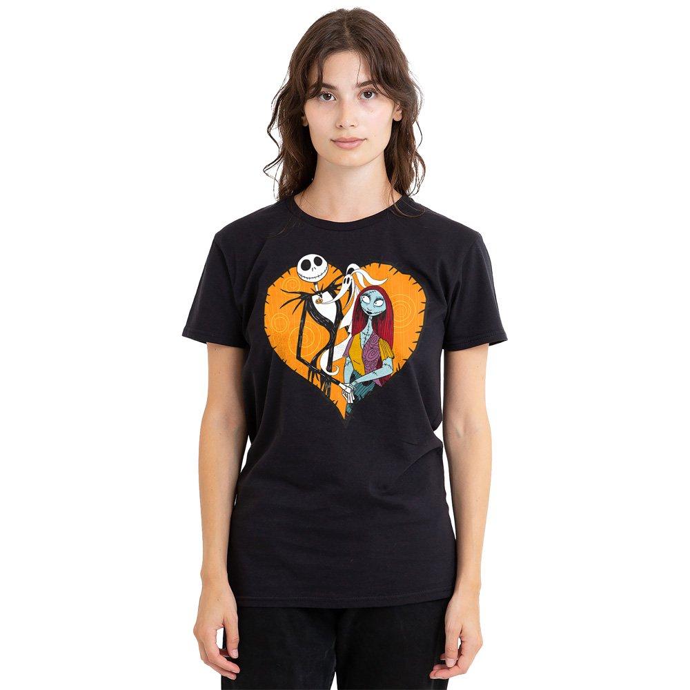 Black - Disney - The Nightmare Before Christmas Jack Sally Heart T- - 1