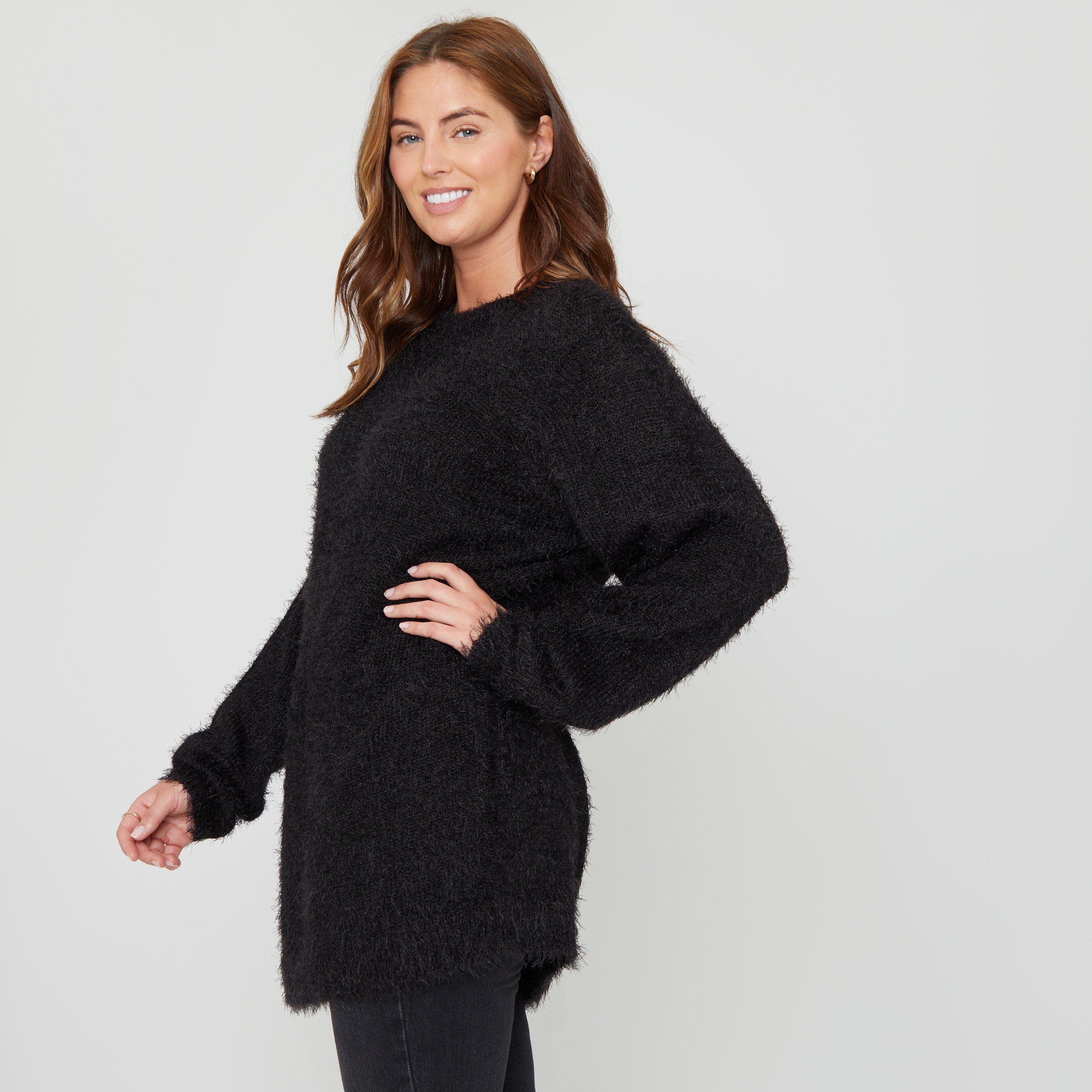 Be You | Women's BeYou Fluffy Crew Neck Jumper | FRASERS