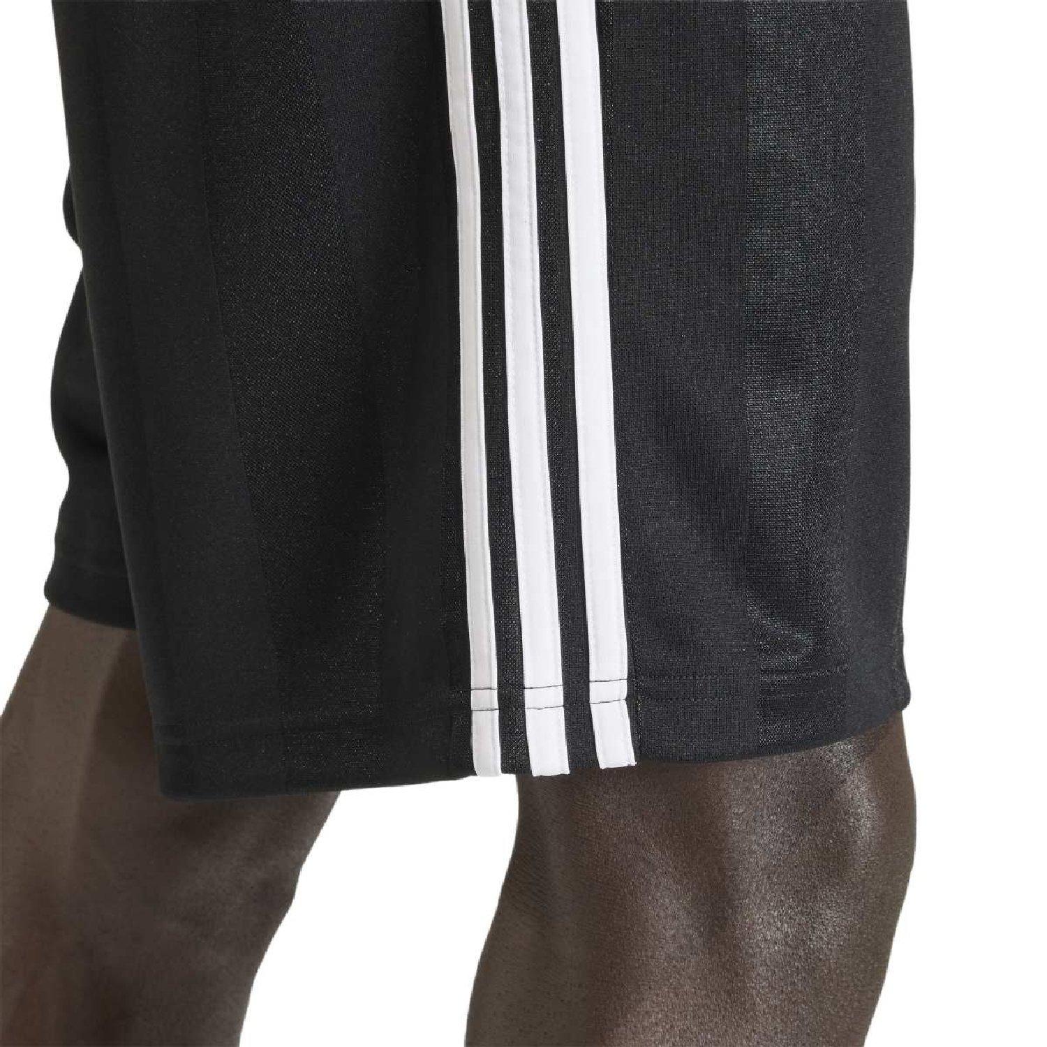 black - adidas Originals - adidas Originals 3- Stripes Loose Engineered Shorts - 6