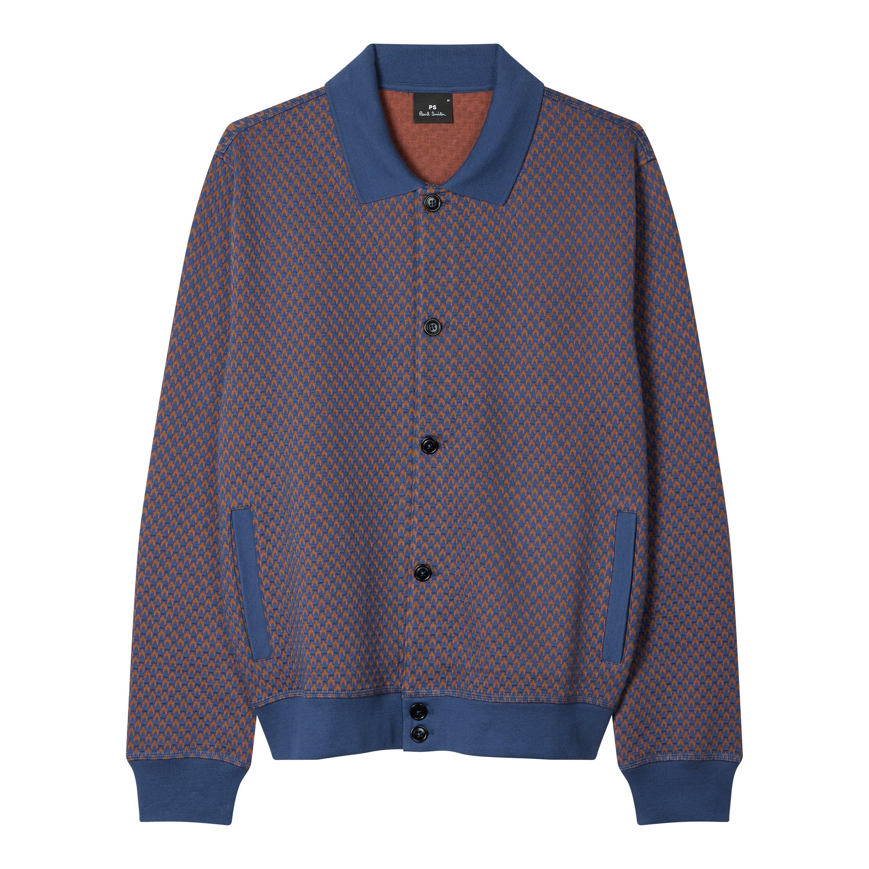 Blue 46 - PS Paul Smith - PS Txt Bttn Cardigan Sn61 - 1