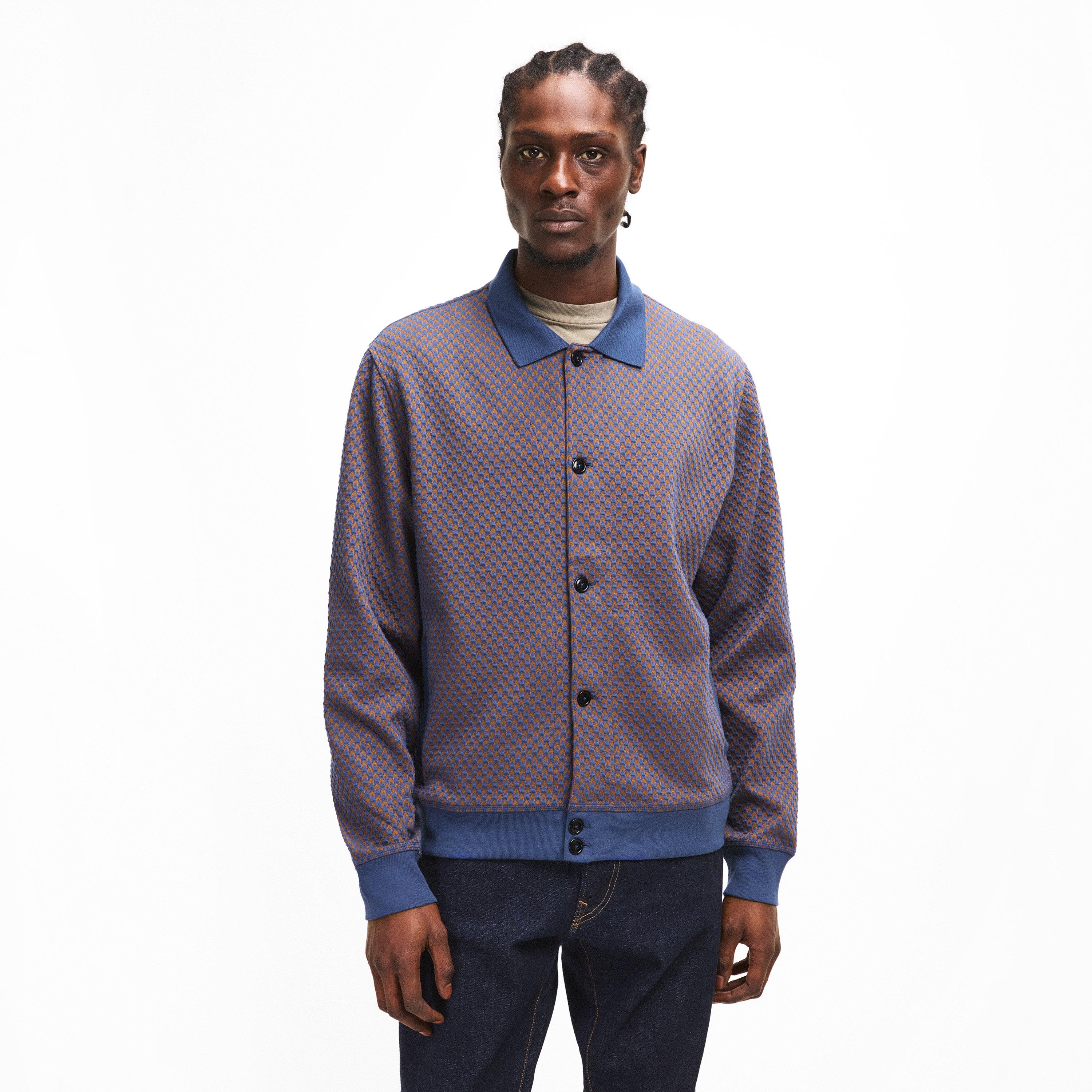 Blue 46 - PS Paul Smith - PS Txt Bttn Cardigan Sn61 - 3