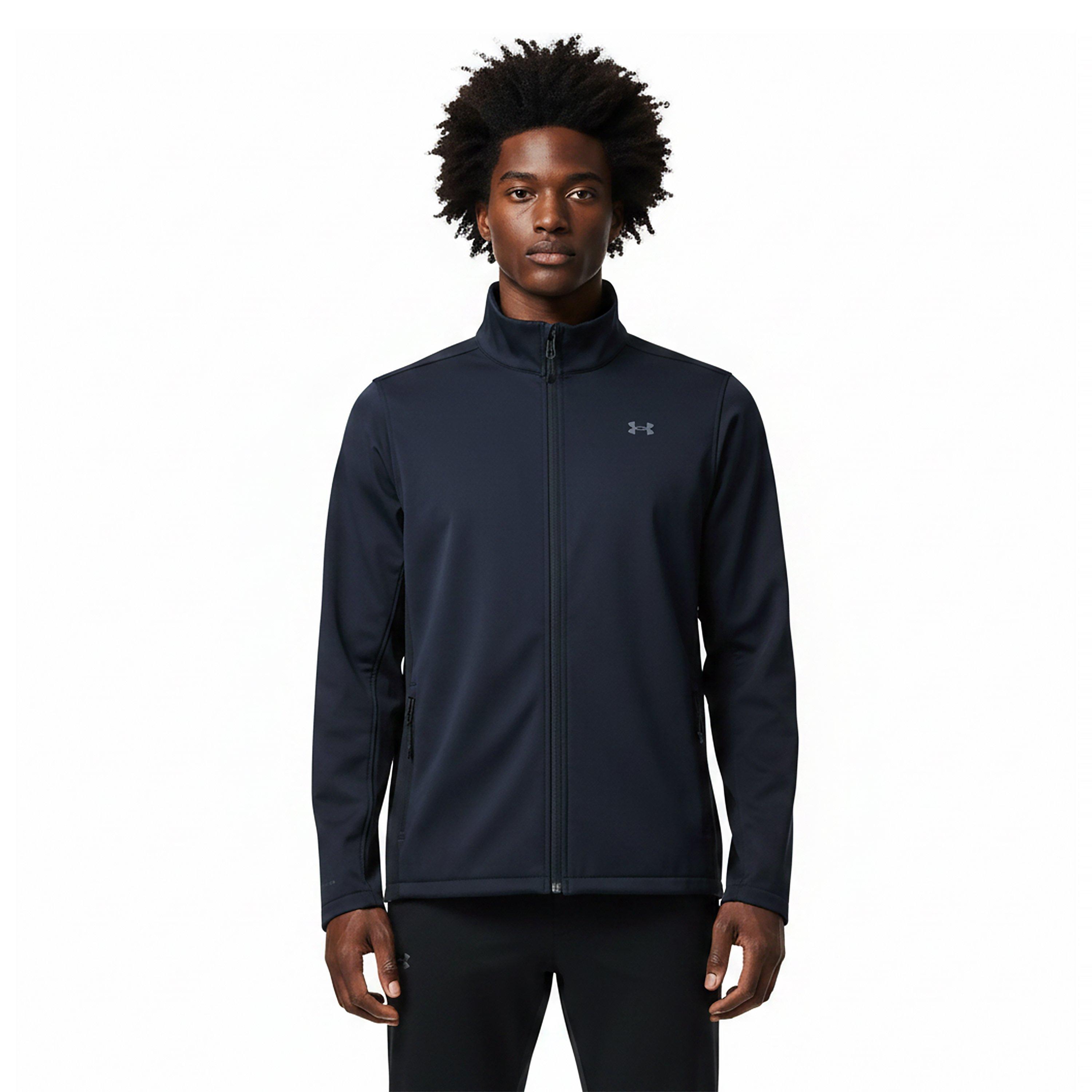 Black - Under Armour - Women's Storm ColdGear Infrared Windproof Loose Fit Softshell Jacket - 2