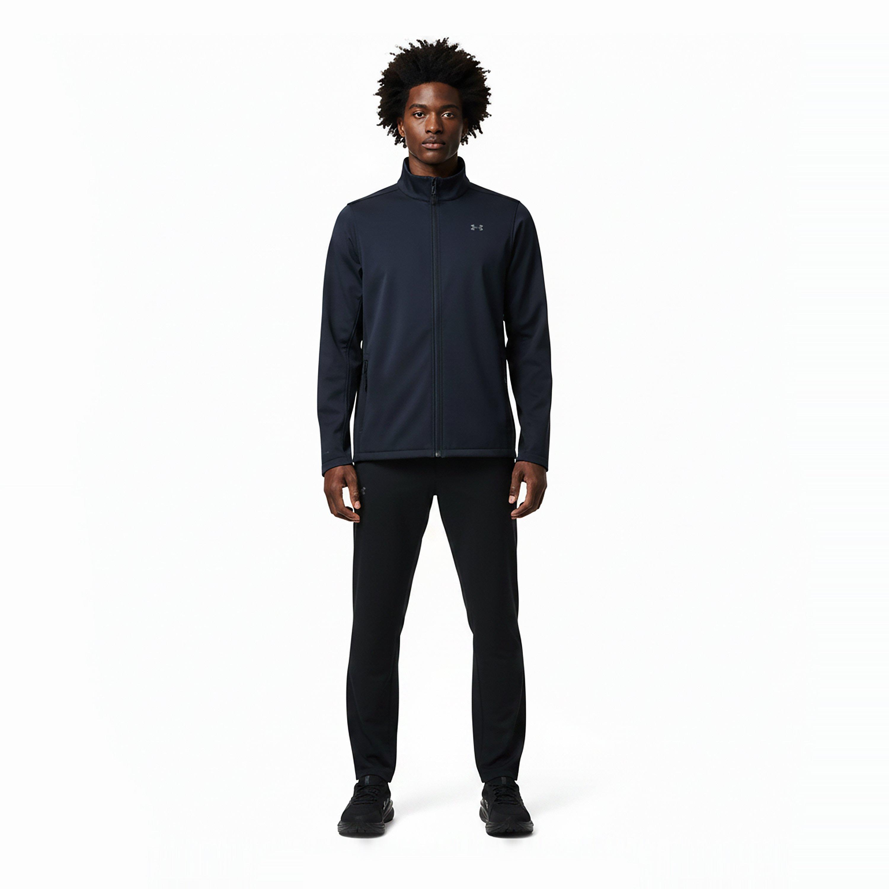 Black - Under Armour - Women's Storm ColdGear Infrared Windproof Loose Fit Softshell Jacket - 4