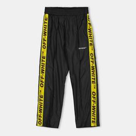 Off White Kids Open Hem Woven Tracksuit Bottoms