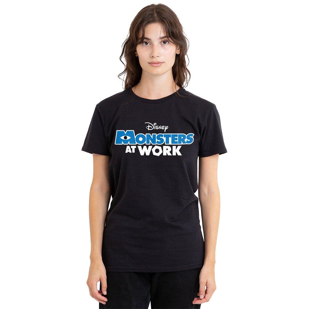 Black - Disney - Monsters At Work Logo Dark T-Shirt Black - 1