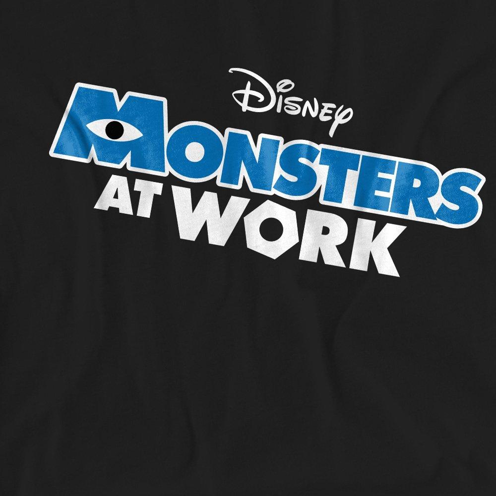 Black - Disney - Monsters At Work Logo Dark T-Shirt Black - 2