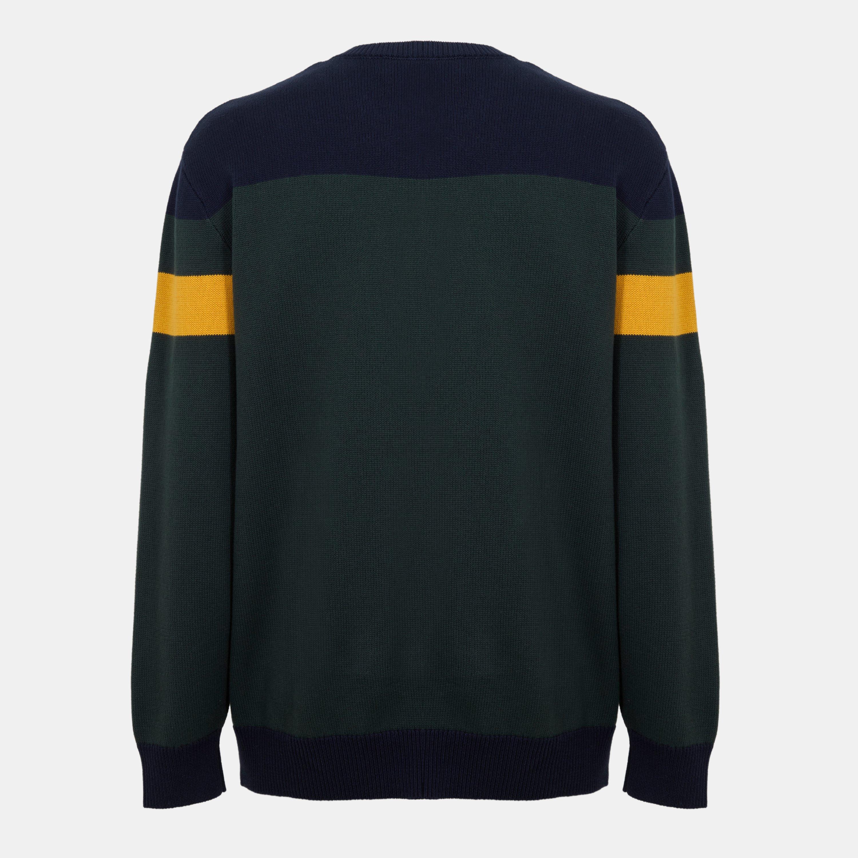 Dark Green - Billionaire Boys Club - Men's BBC Astro Knitted Crew Neck Jumper - 2
