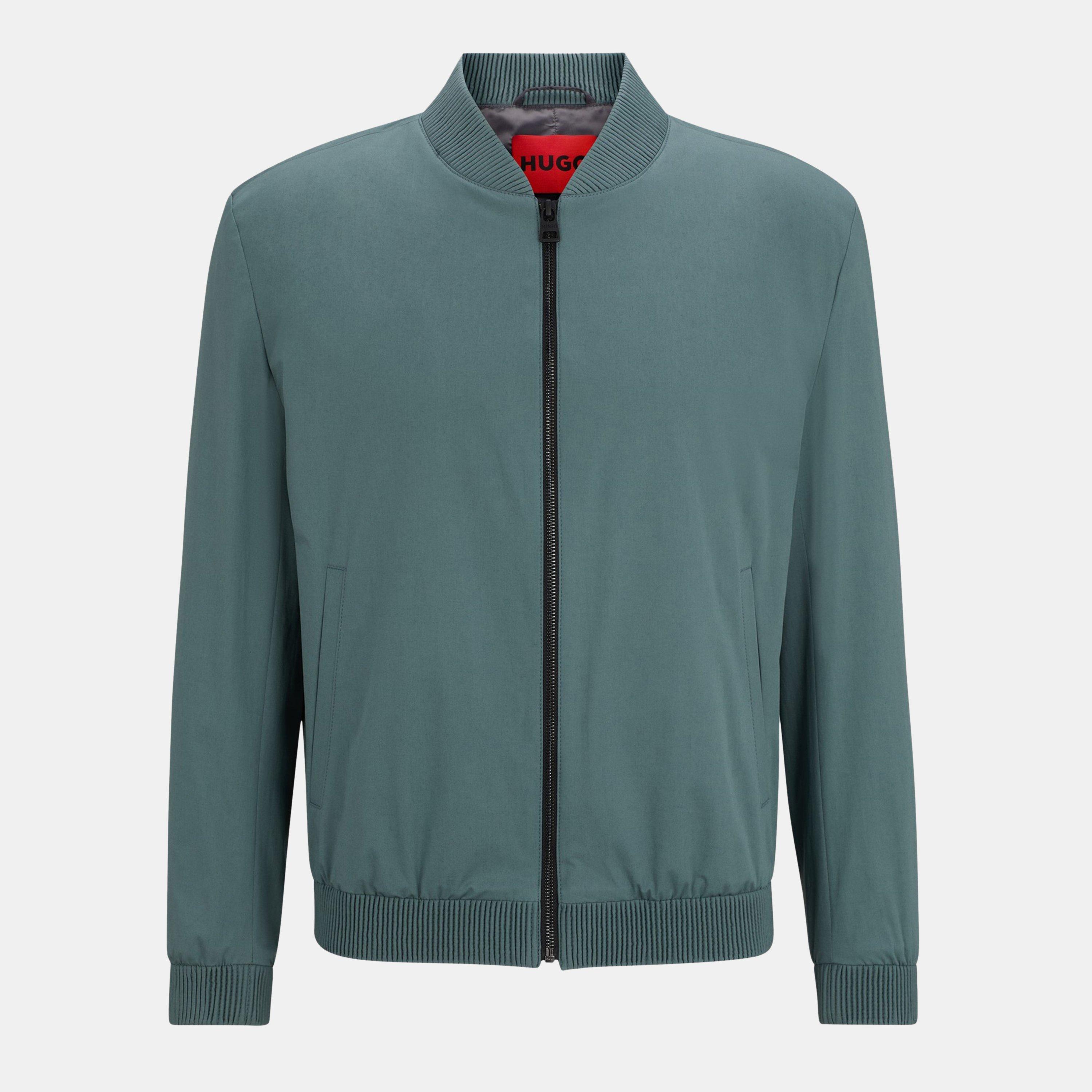 Dark Green - Hugo - Men's Formal Jacket - 1