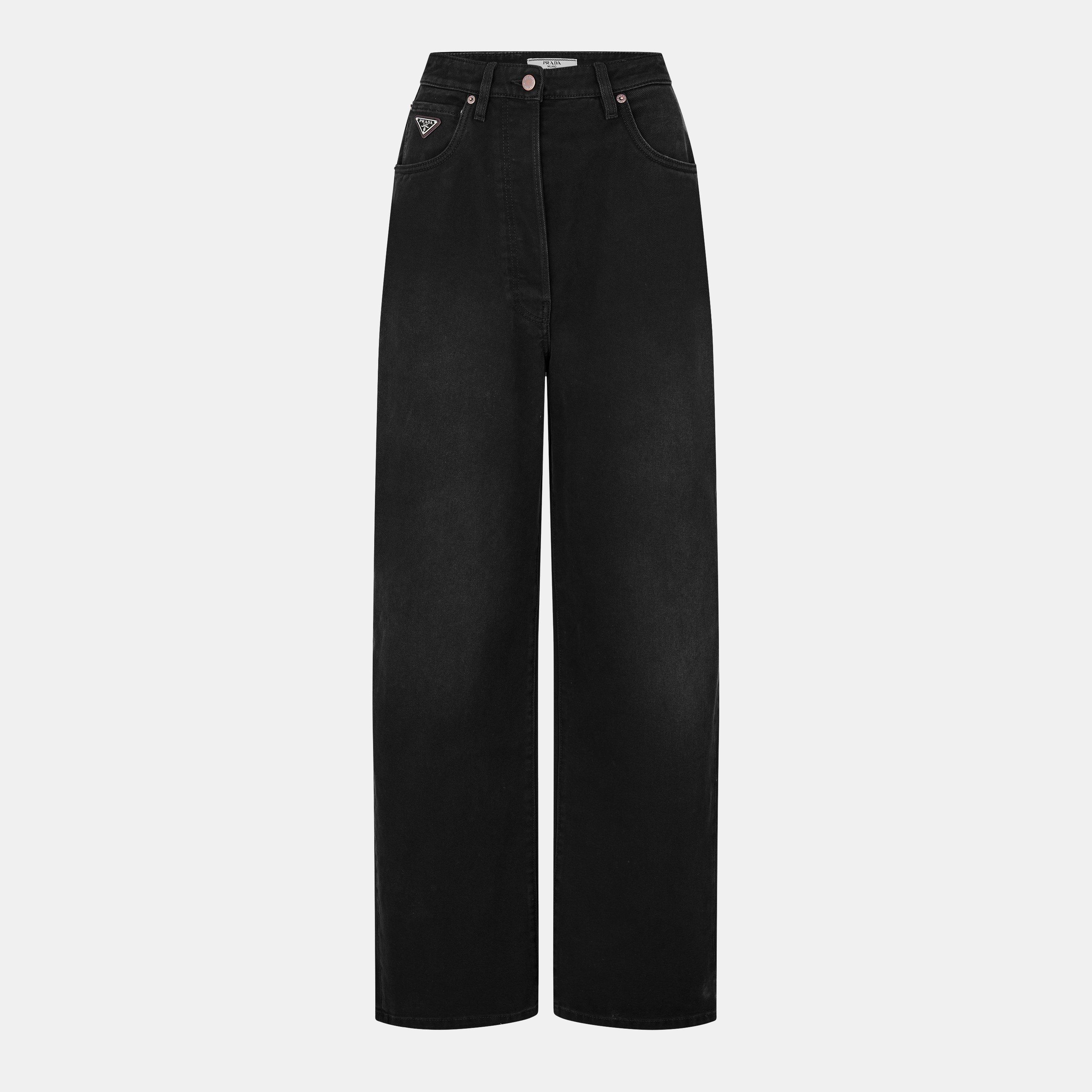 Prada | Wide Leg Jeans | Wide Jeans | Cruise Fashion