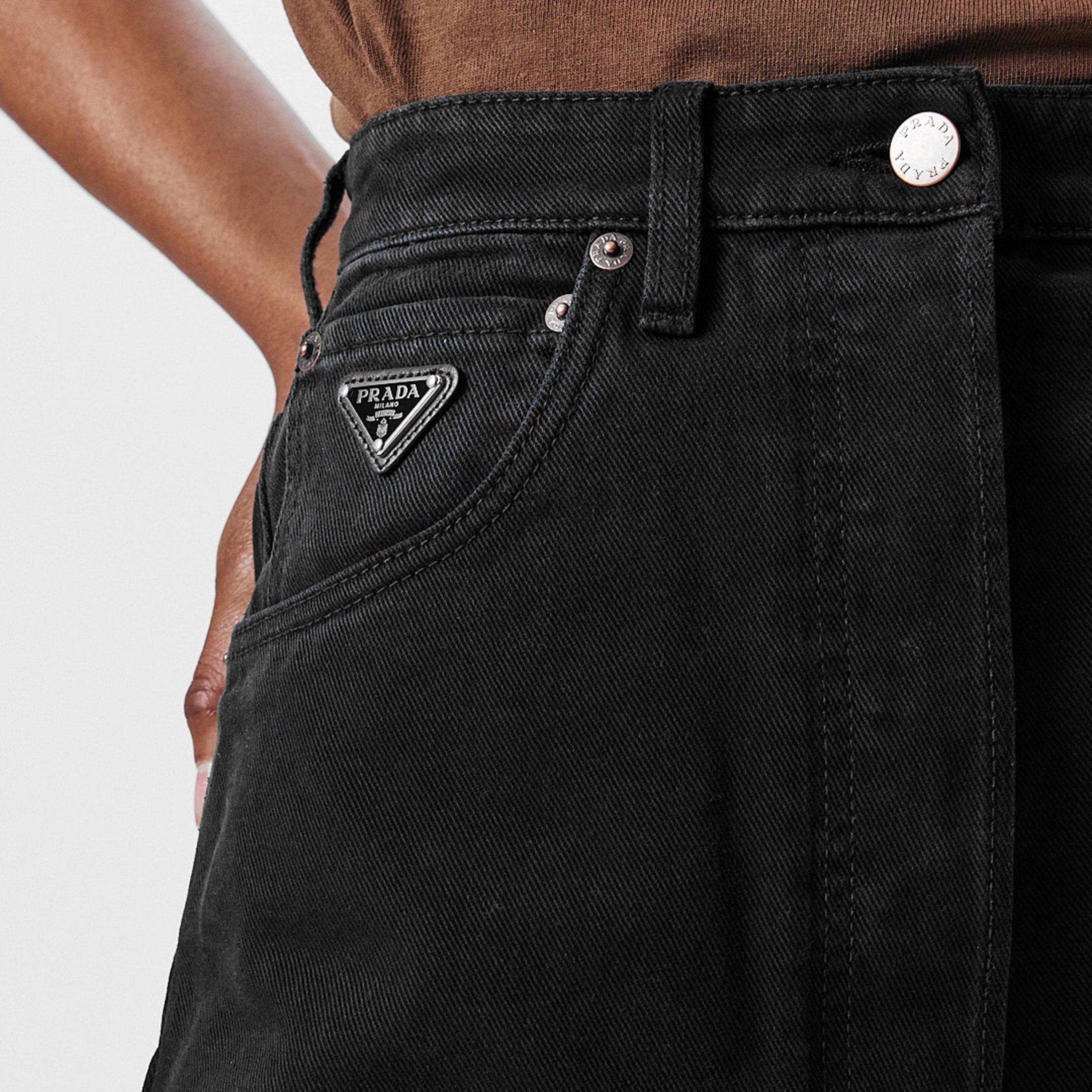 Prada Wide Leg Jeans | Flannels