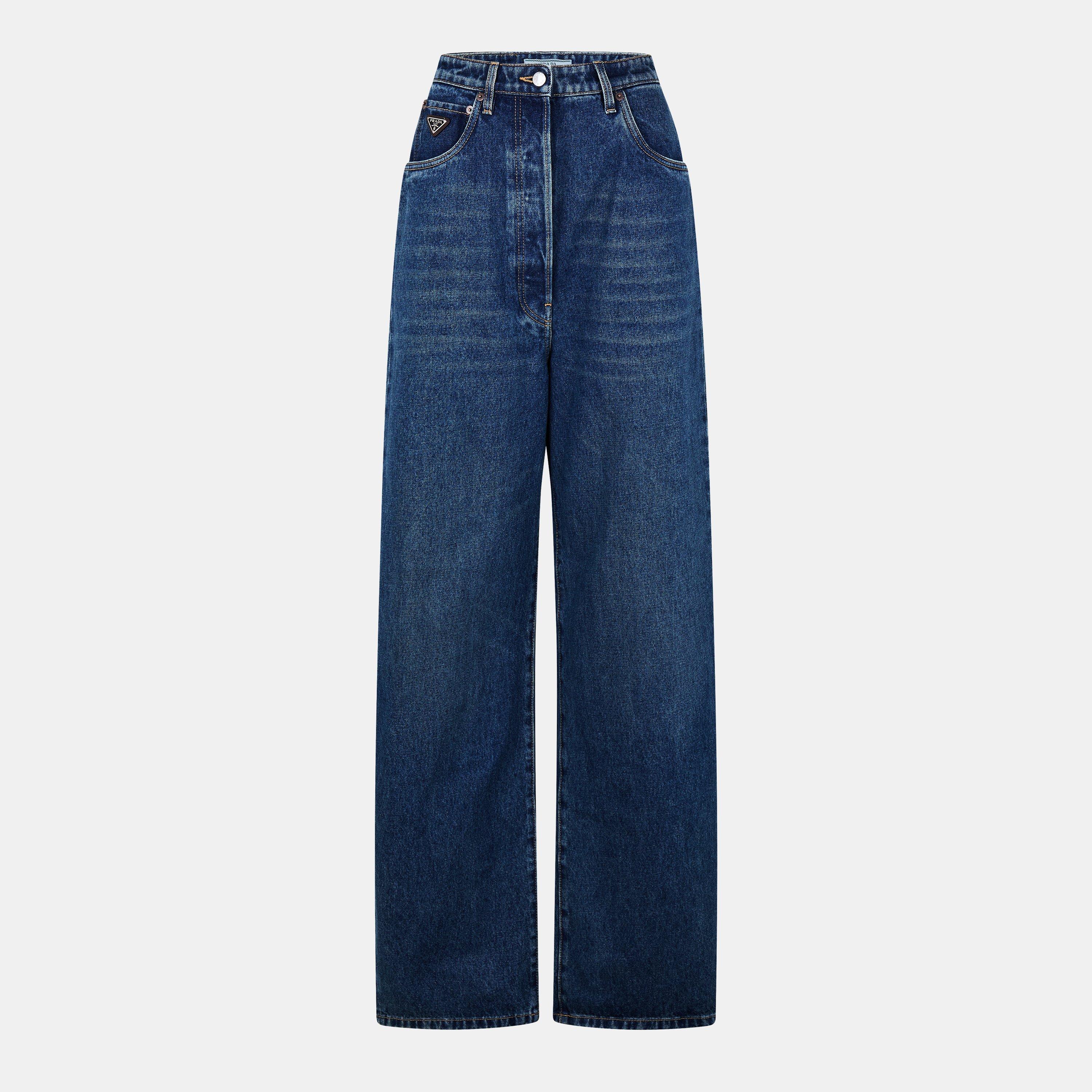 Bleu - Prada - Wide Leg Jeans - 1