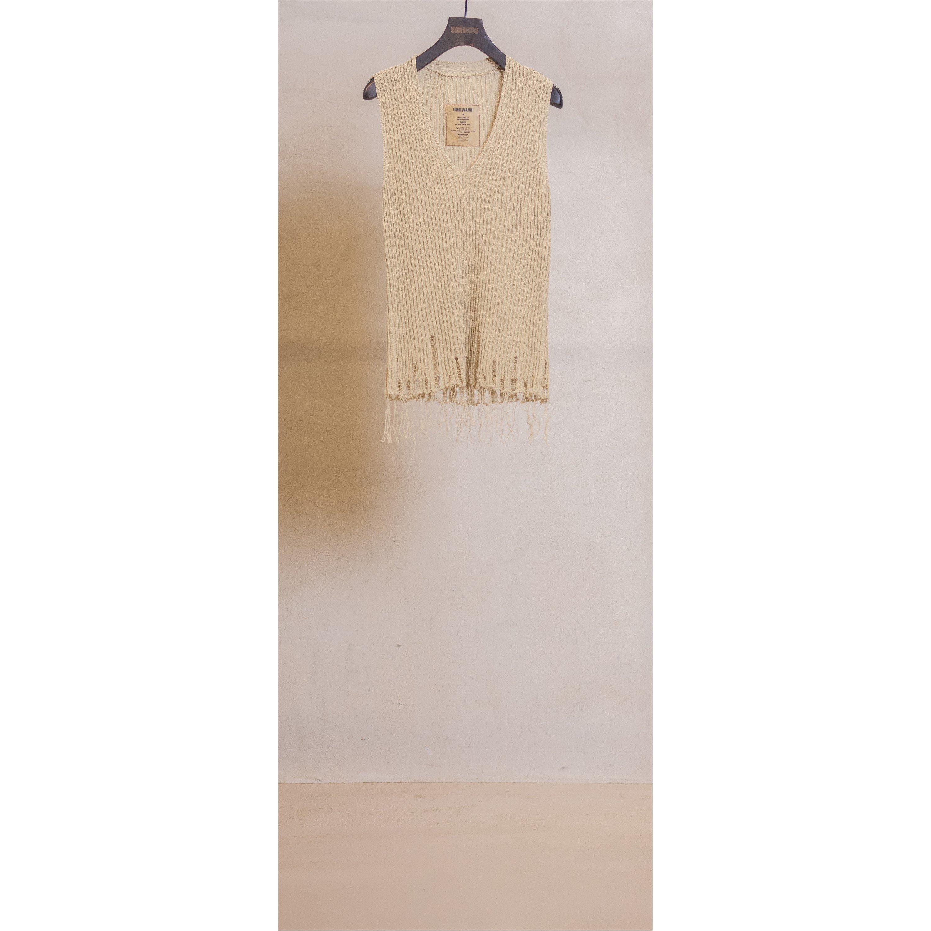 Women's V Neck Top Knitted Sweater Vest