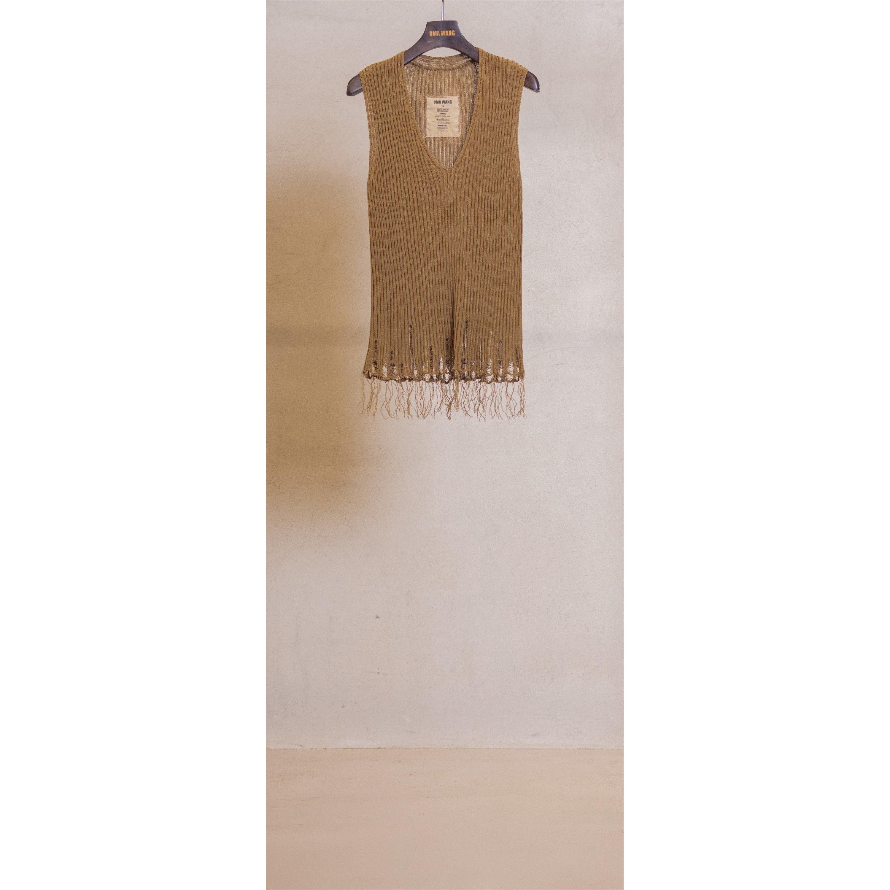 Women's V Neck Top Knitted Sweater Vest