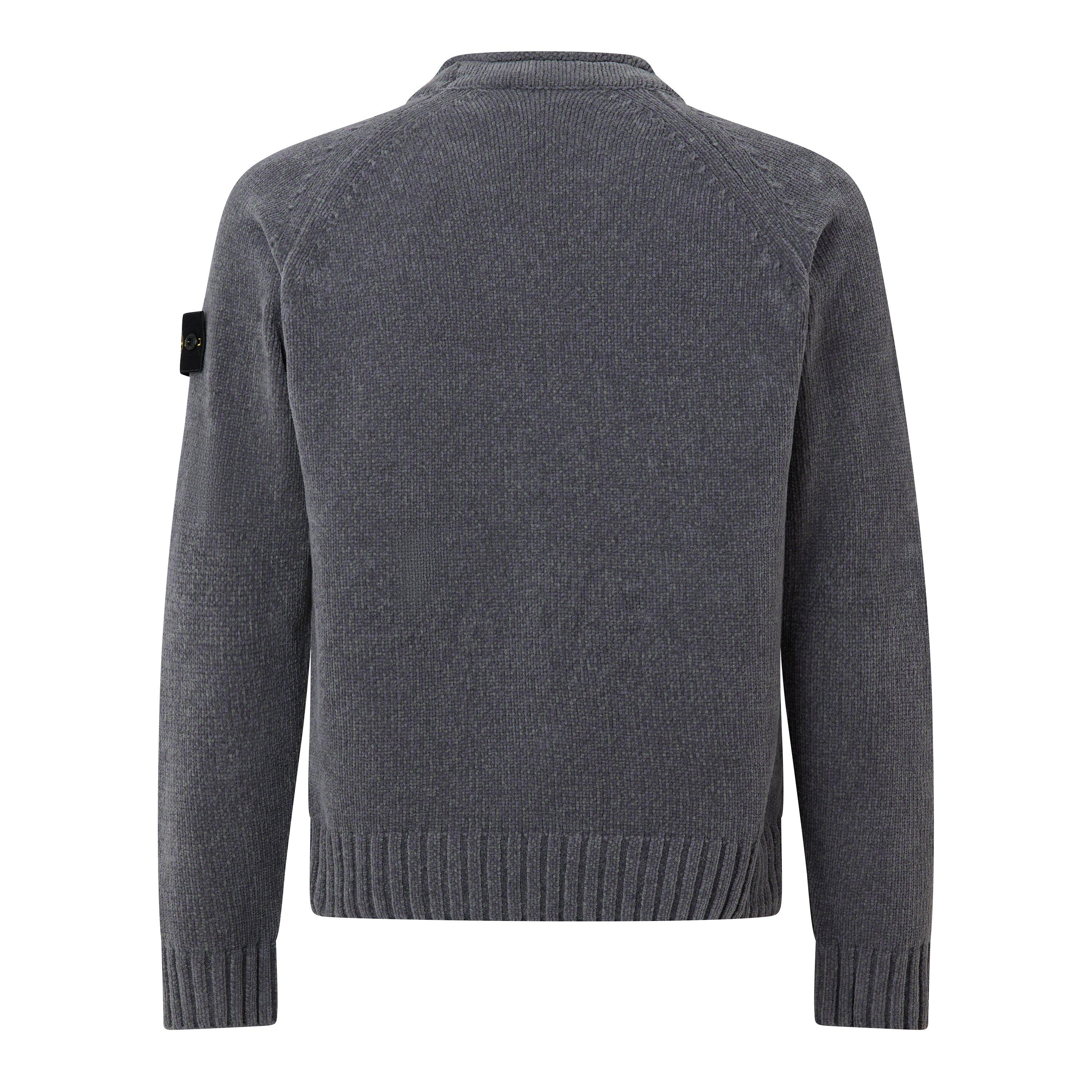 Grey Mel V0M60 - Stone Island - Stone Chenille Crew Sn64 - 2