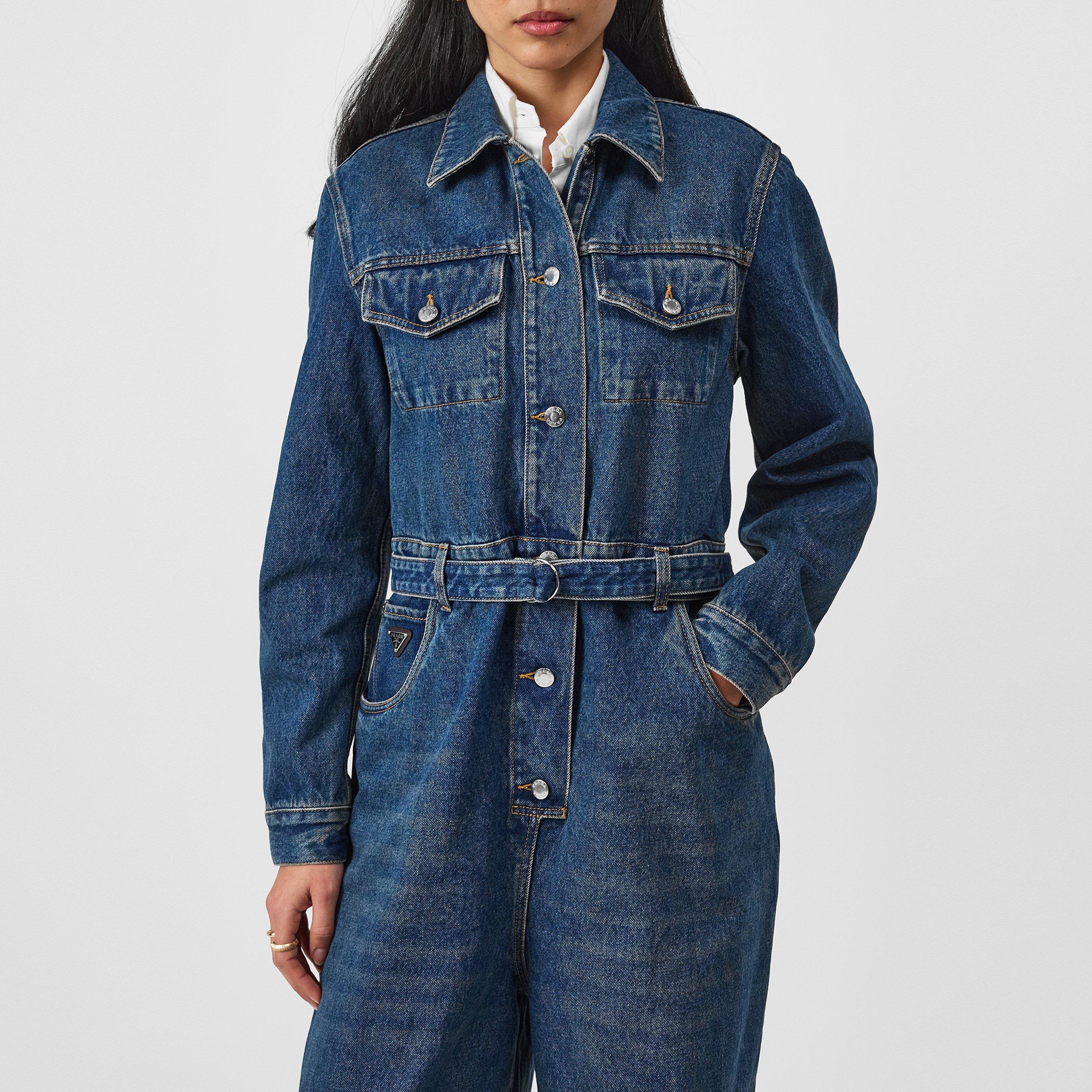 Bleu - Prada - Denim Jumpsuit - 3