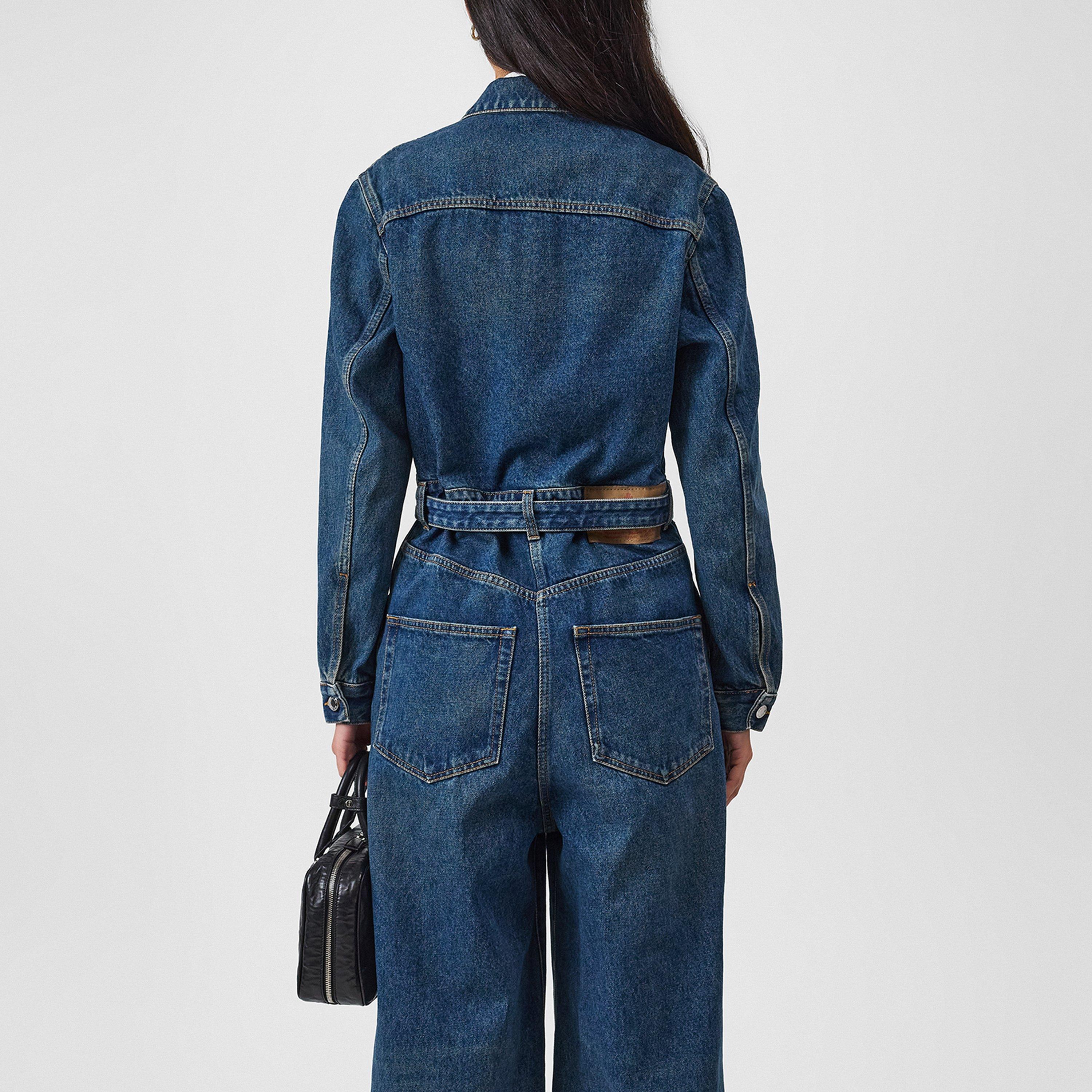 Bleu - Prada - Denim Jumpsuit - 4