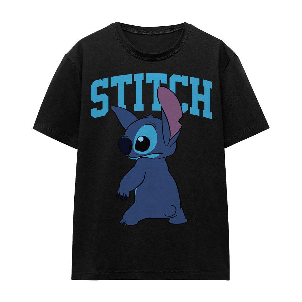 Black - Disney - Lilo Stitch Classic Pose T-Shirt Black - 4