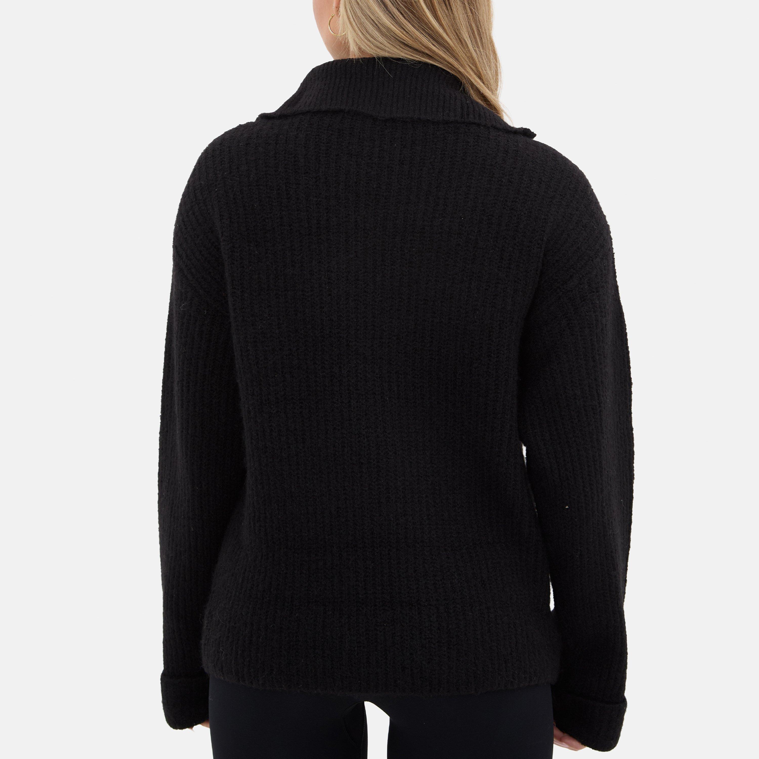 Black - I Saw It First - Zip Neck Jumper - 3
