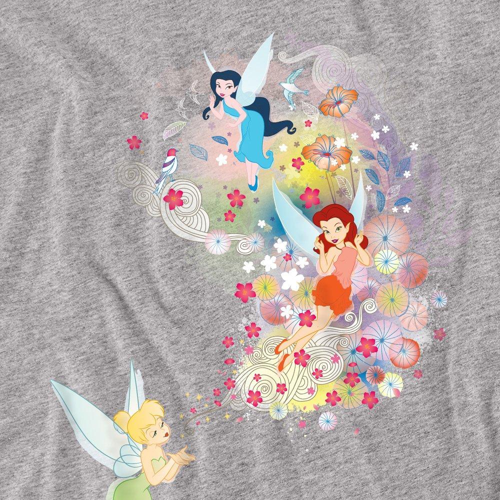 Light Grey - Disney - Fairies Tinker Bell Rosetta Silvermist T-Shirt - 2