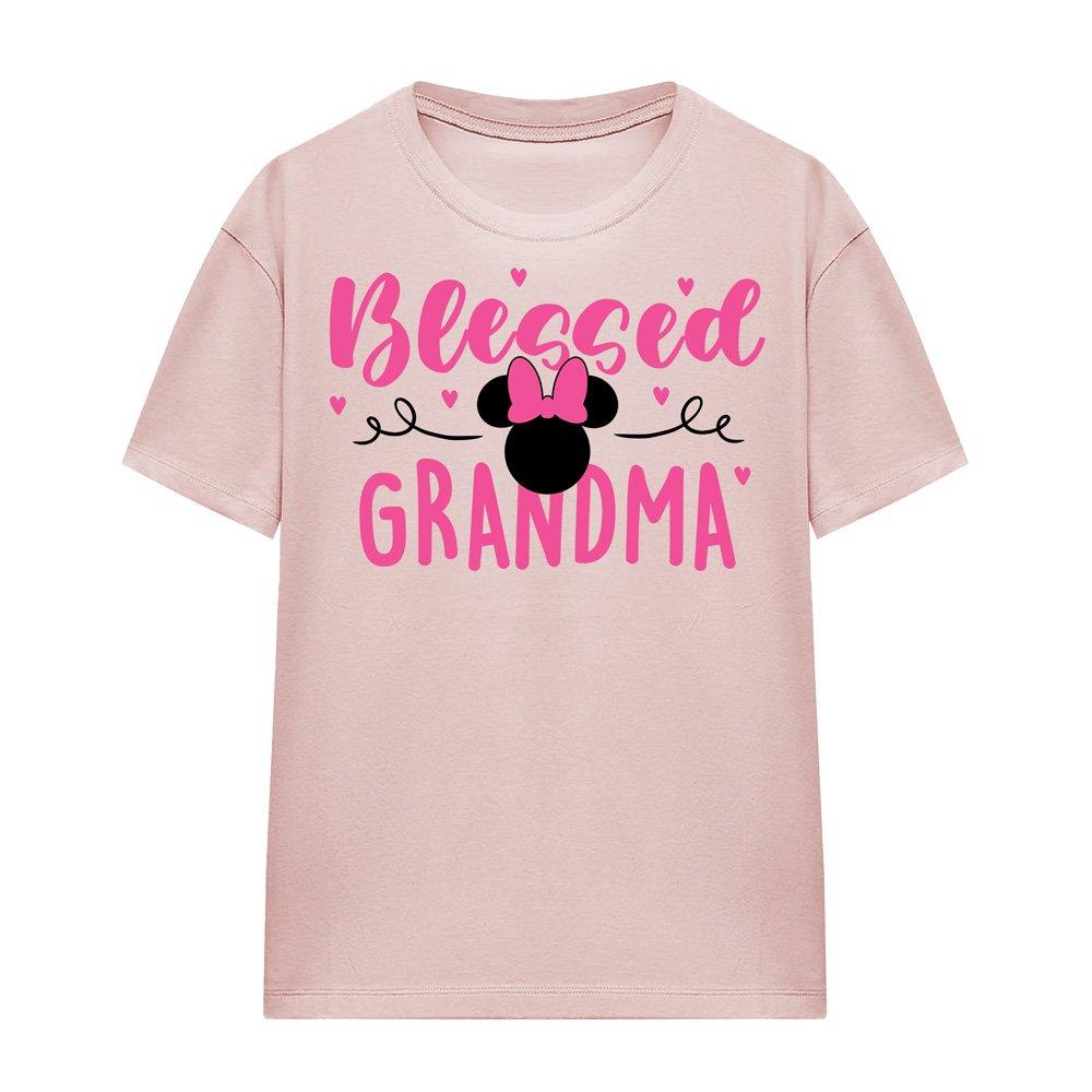 Rose - Disney - Minnie Mouse Silhouette Blessed Grandma T-Shirt P - 4