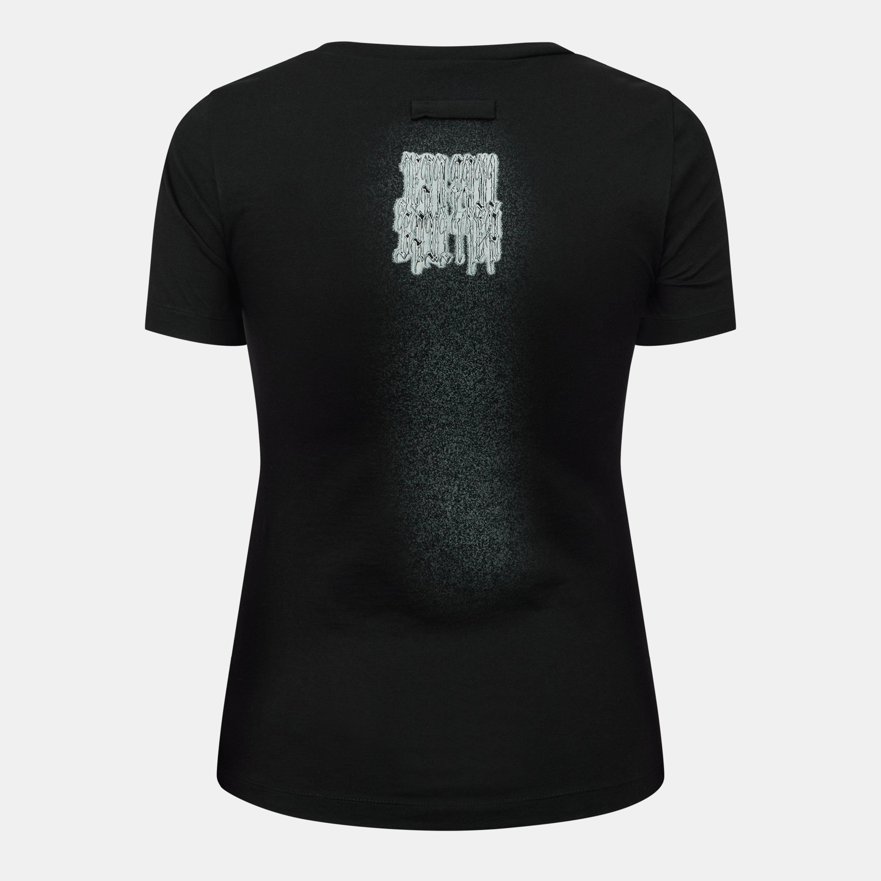 Black - Jean Paul Gaultier - Women's Tattoo Baby Tee - 2