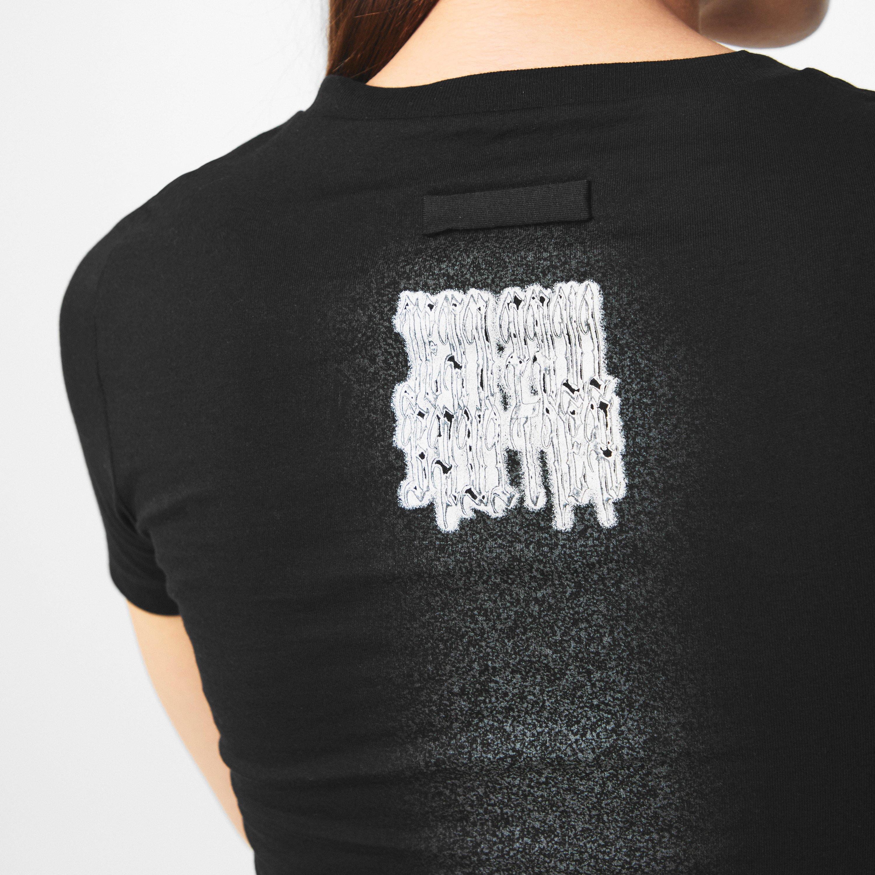 Black - Jean Paul Gaultier - Women's Tattoo Baby Tee - 5